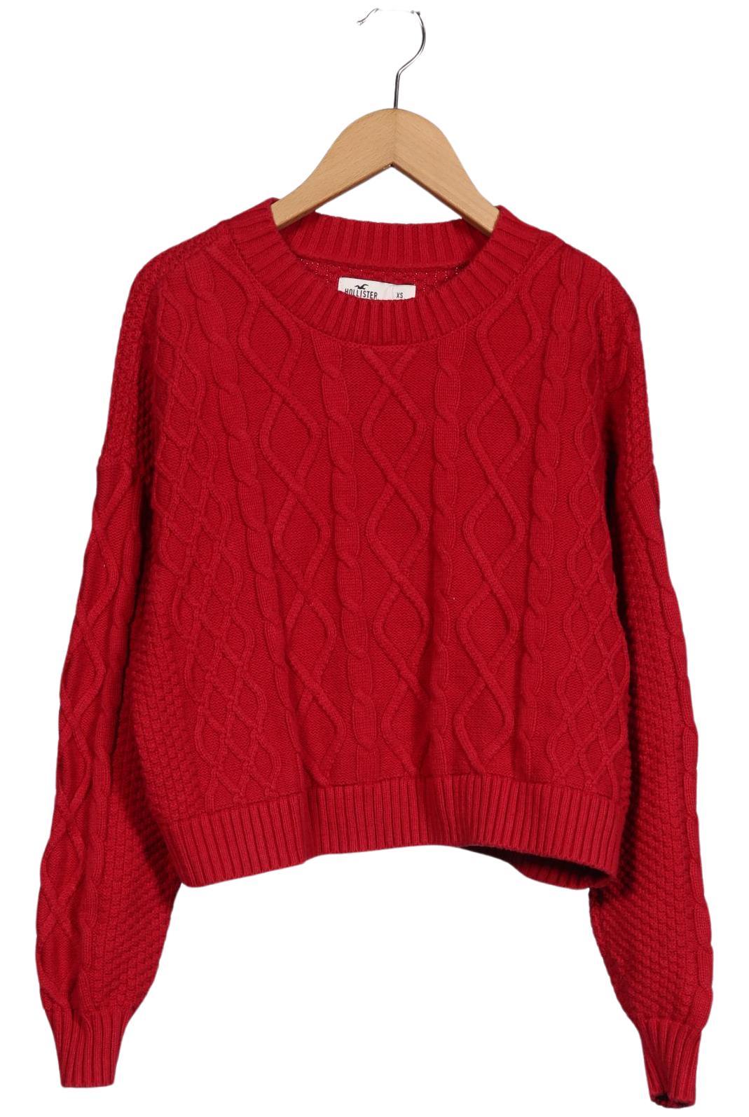 

Hollister Damen Pullover, rot, Gr. 34