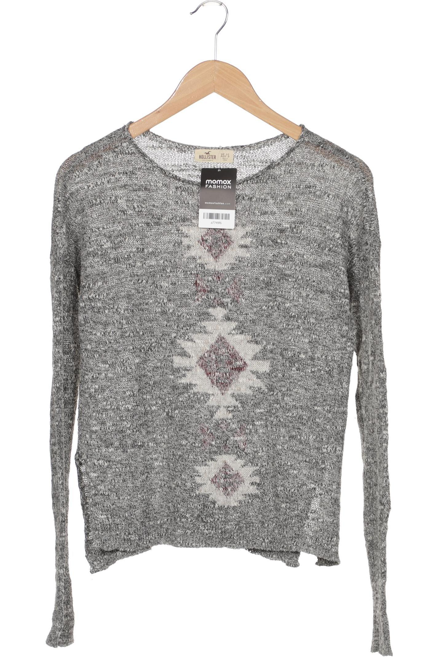

Hollister Damen Pullover, grau