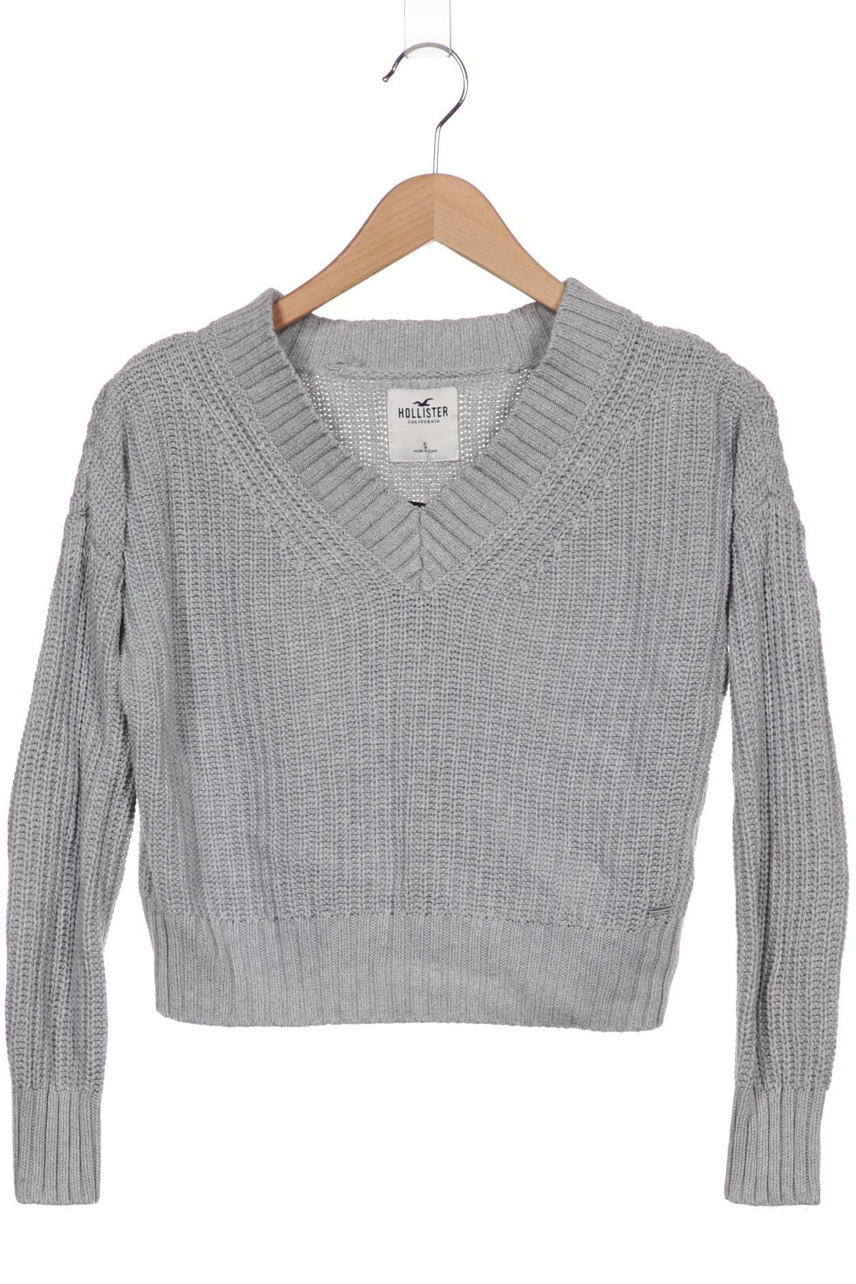 

Hollister Damen Pullover, grau