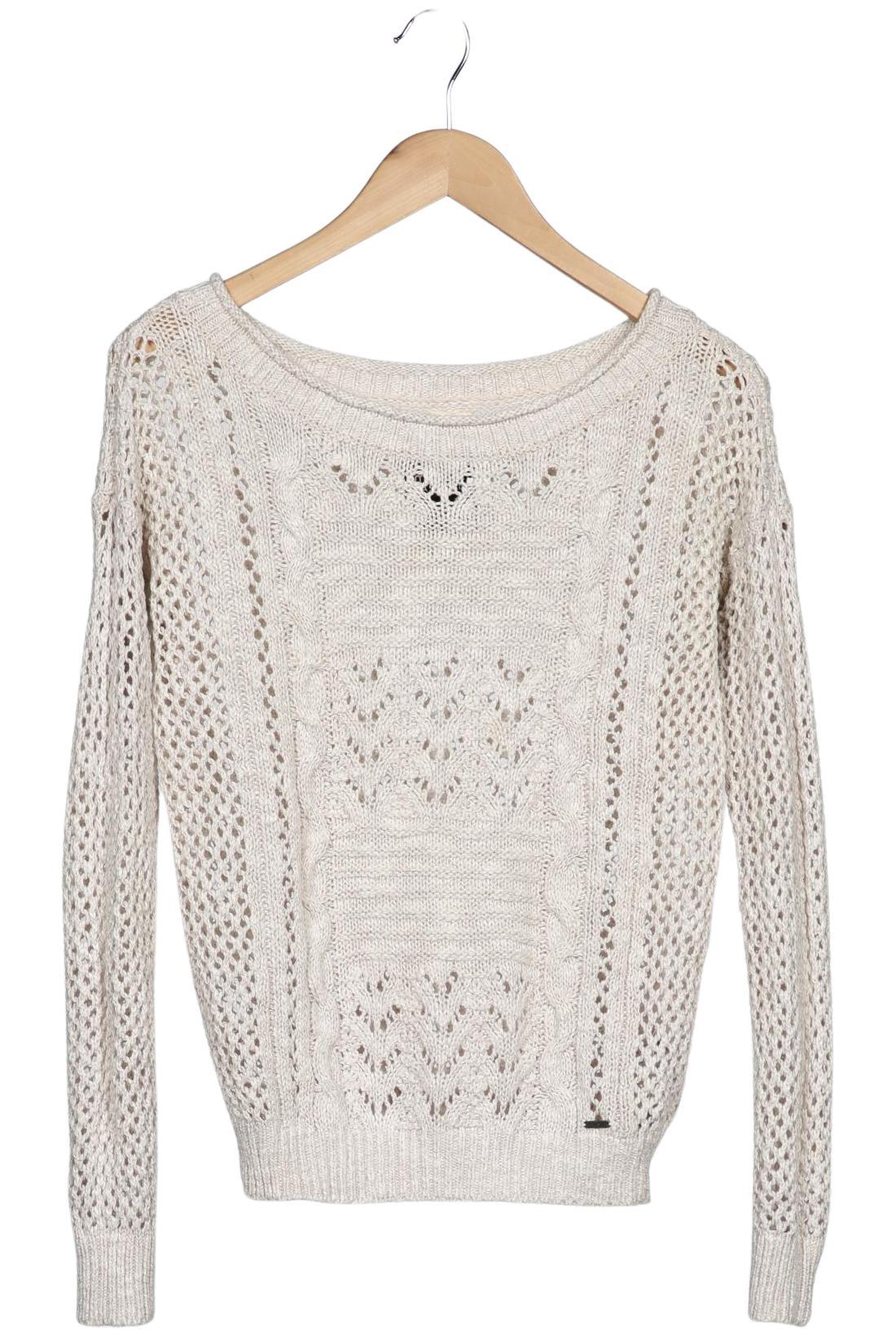 

Hollister Damen Pullover, cremeweiß, Gr. 34