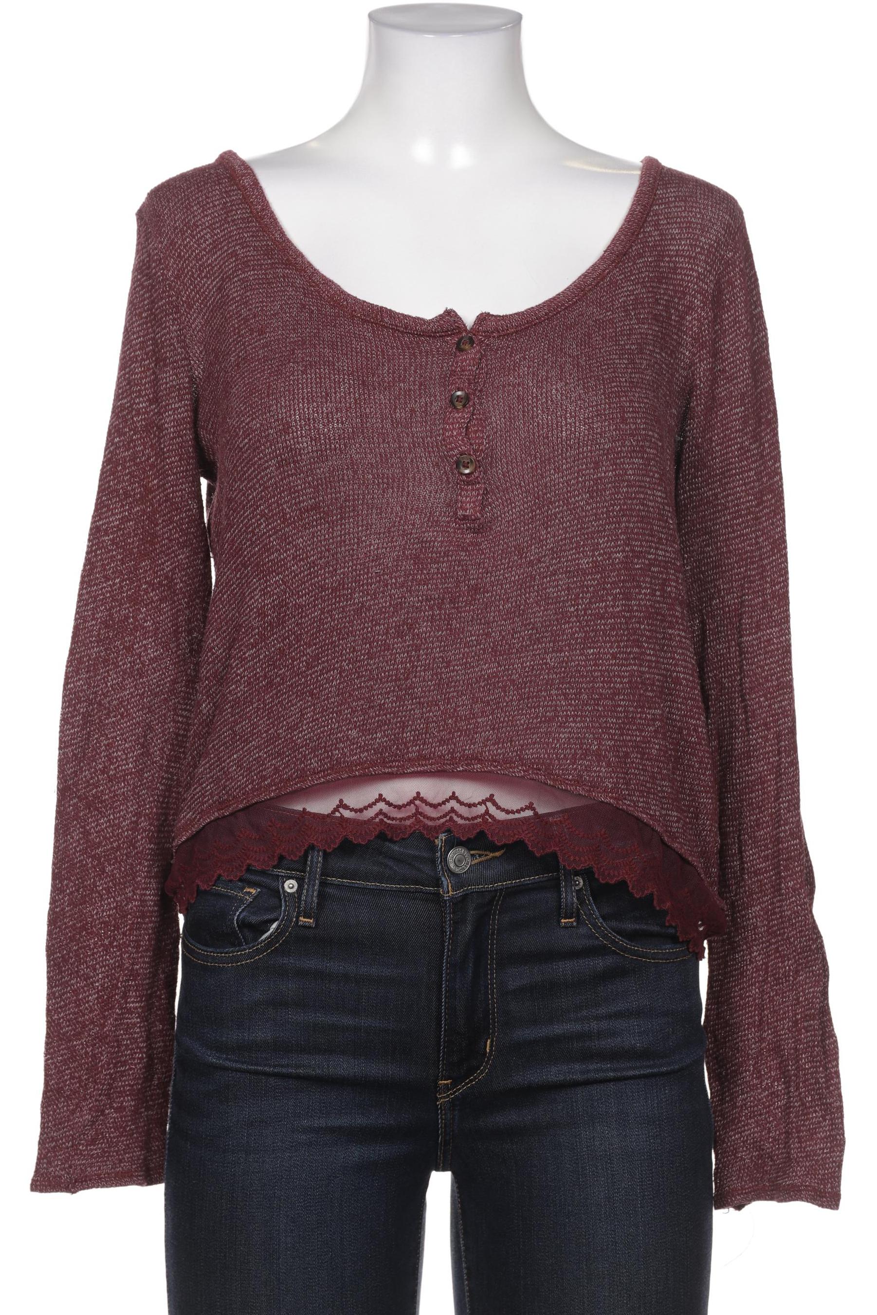 

Hollister Damen Pullover, bordeaux, Gr. 38