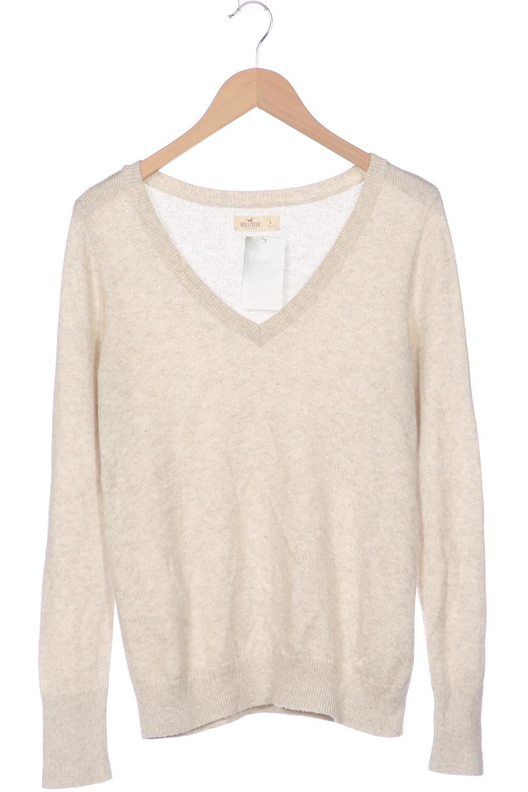 

Hollister Damen Pullover, cremeweiß, Gr. 42