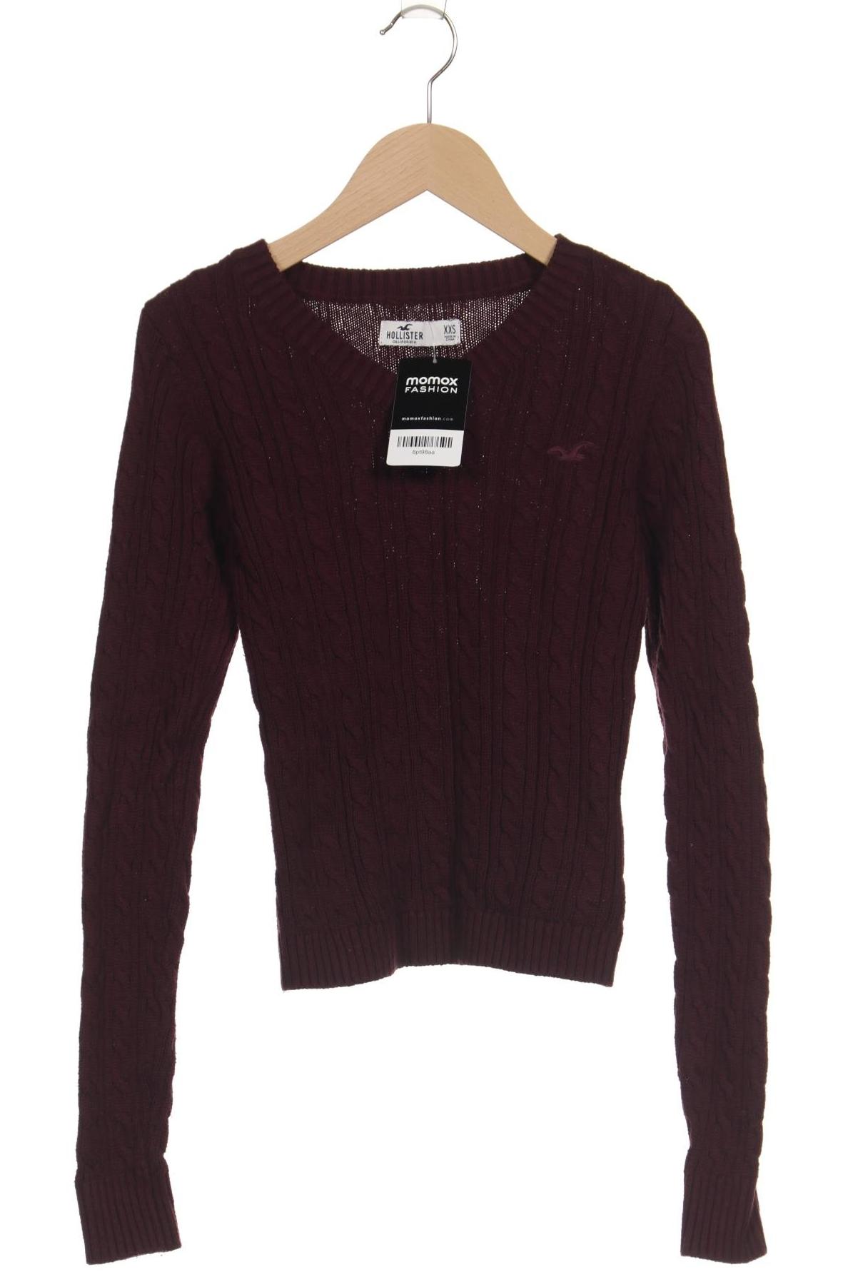

Hollister Damen Pullover, bordeaux, Gr. 32