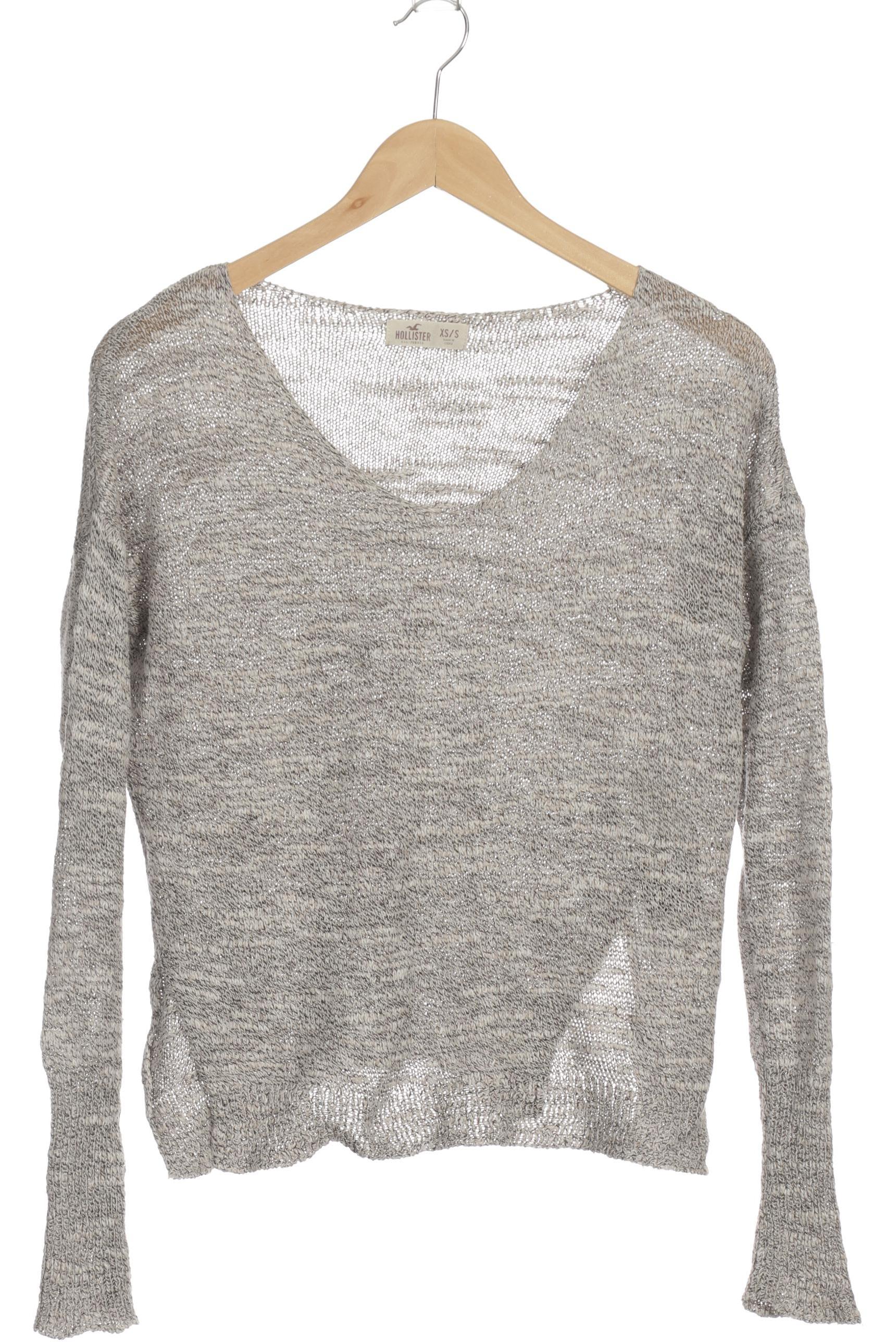 

Hollister Damen Pullover, grau, Gr. 34