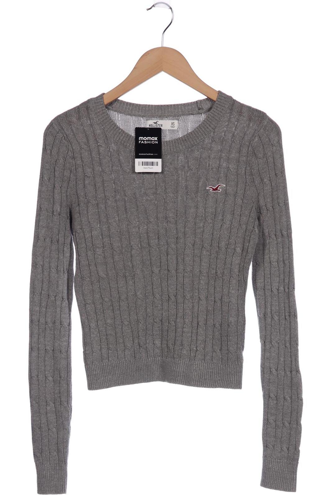 

Hollister Damen Pullover, grau, Gr. 34