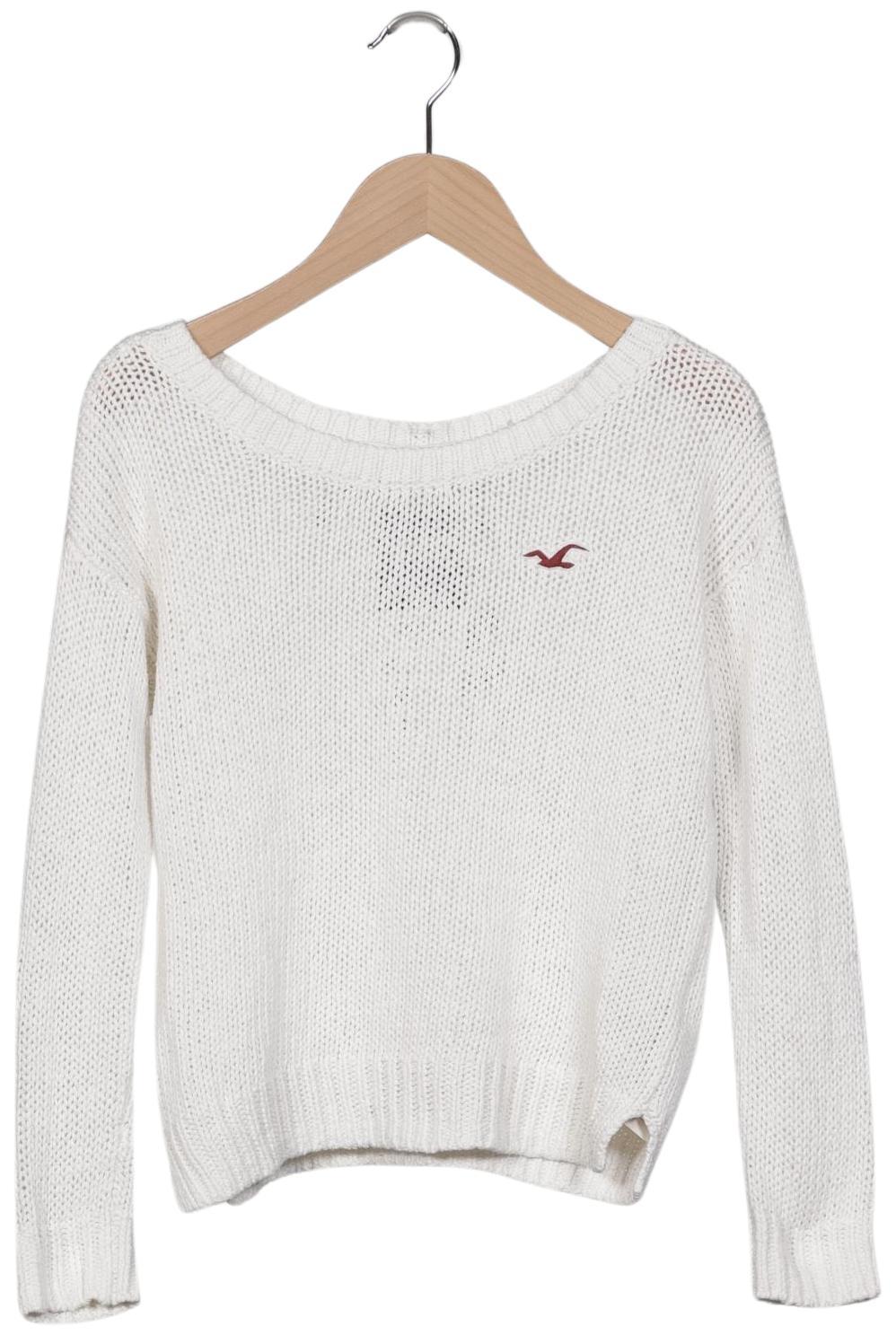 

Hollister Damen Pullover, weiß, Gr. 34
