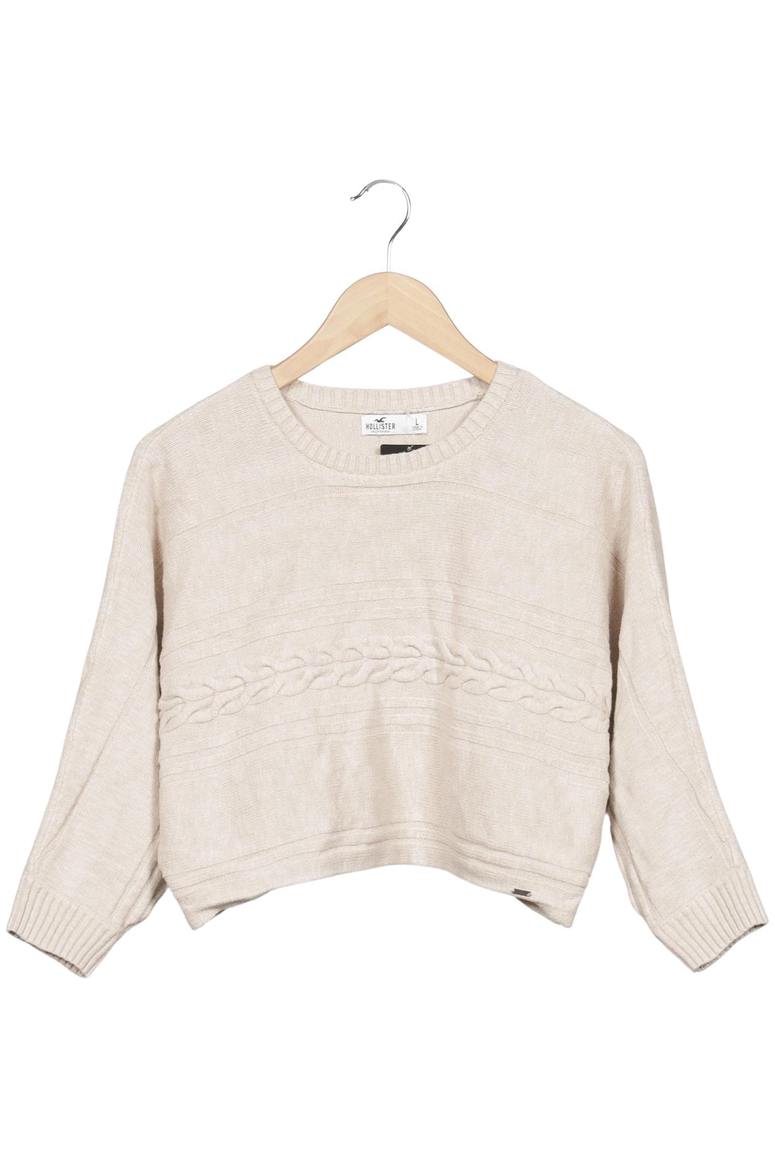 

Hollister Damen Pullover, beige, Gr. 42