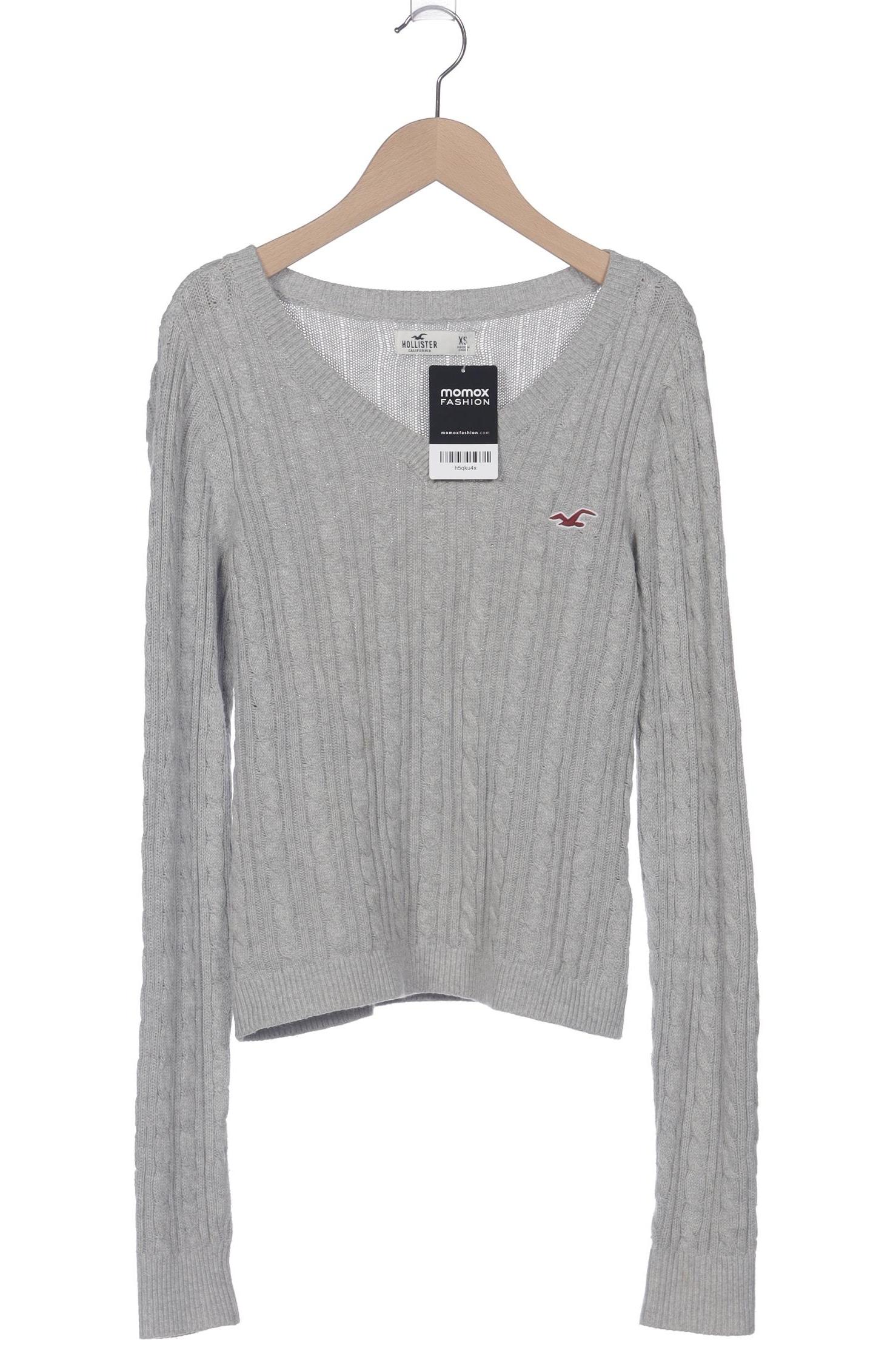 

Hollister Damen Pullover, grau, Gr. 34