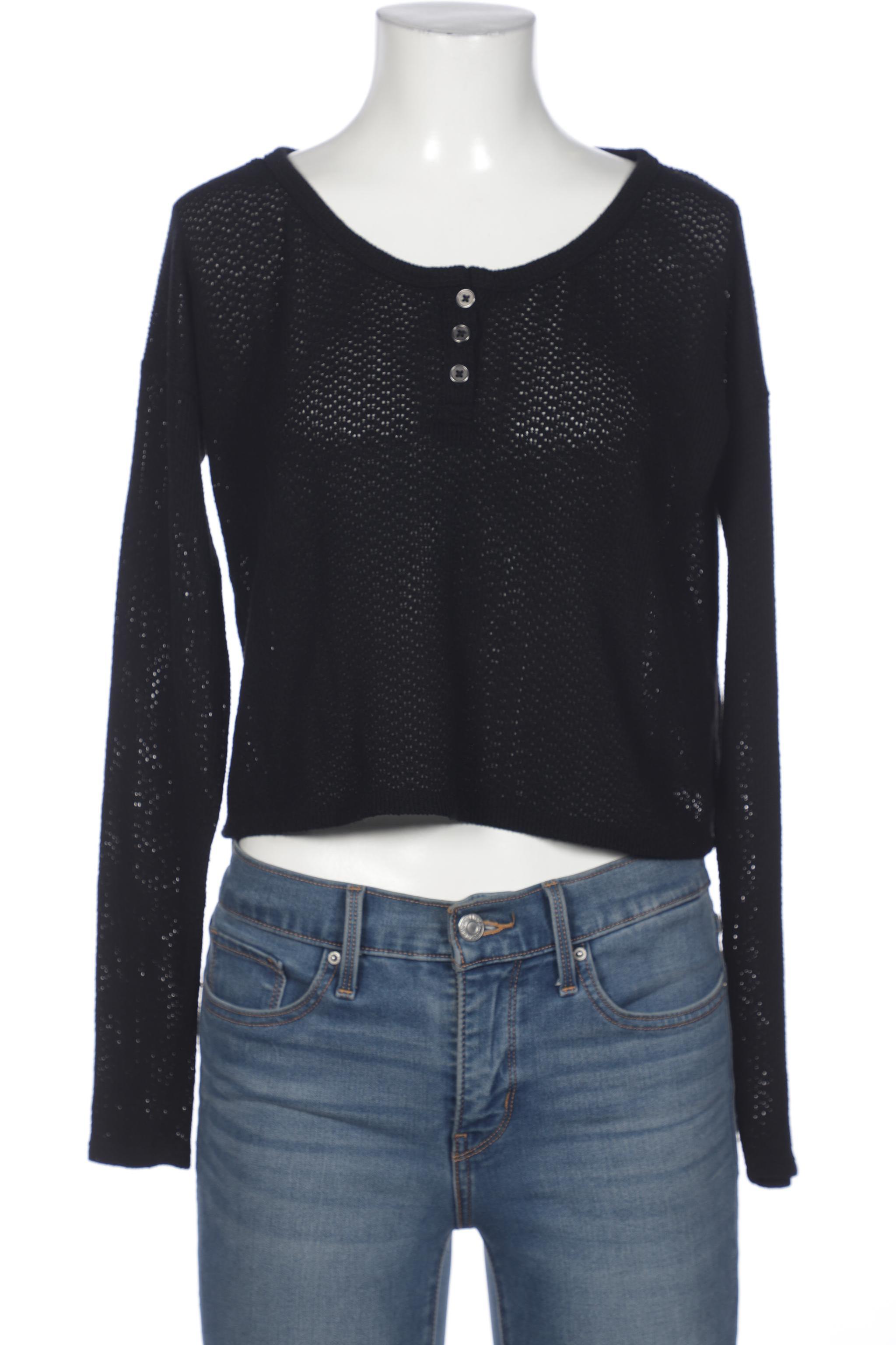 

Hollister Damen Pullover, schwarz