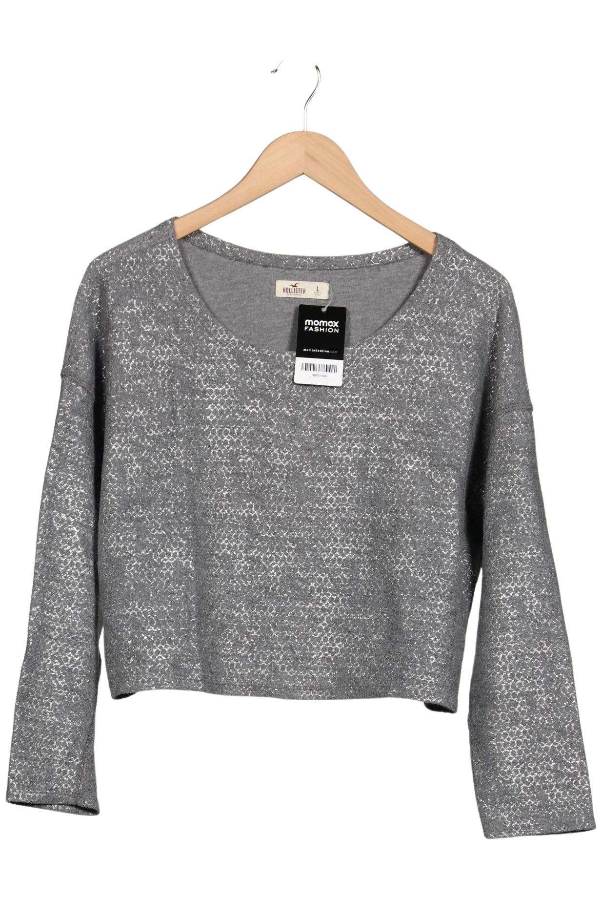 

Hollister Damen Pullover, grau, Gr. 42