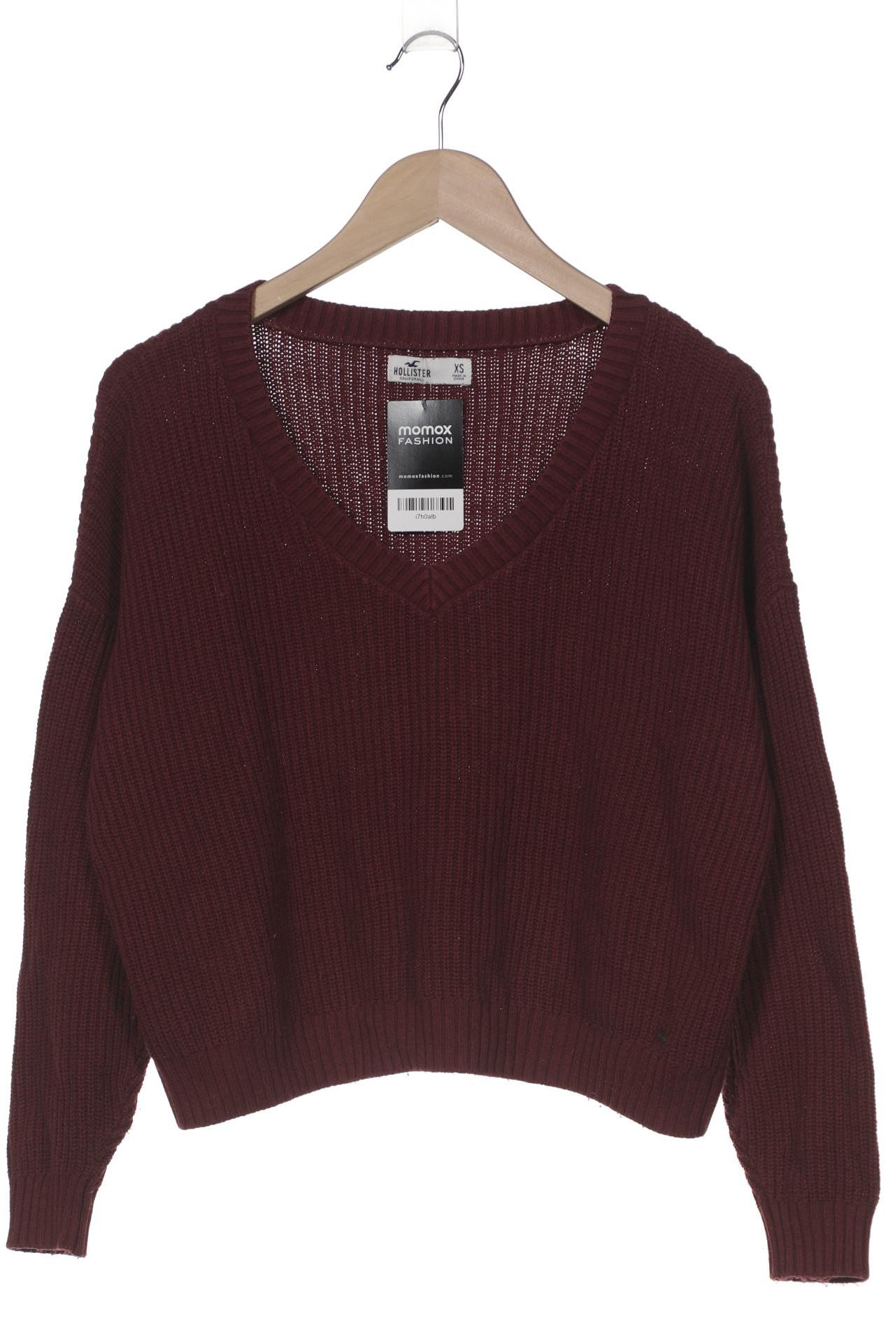 

Hollister Damen Pullover, bordeaux, Gr. 34