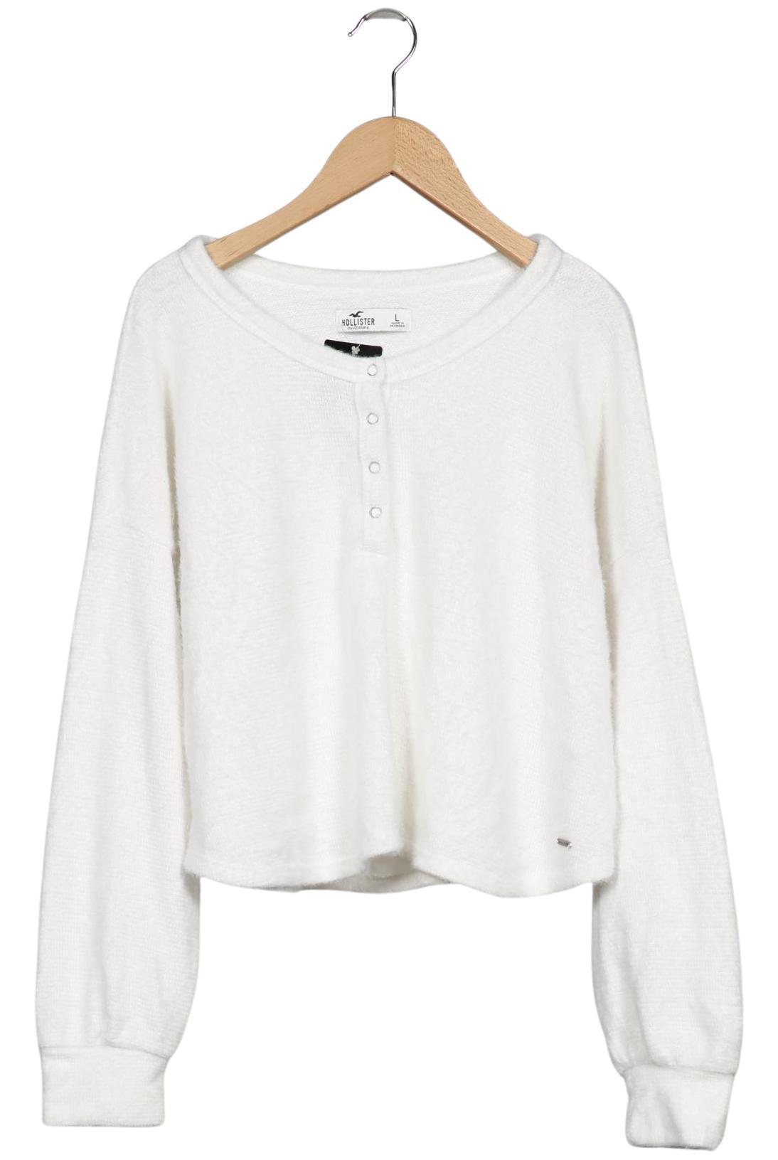 

Hollister Damen Pullover, weiß, Gr. 42