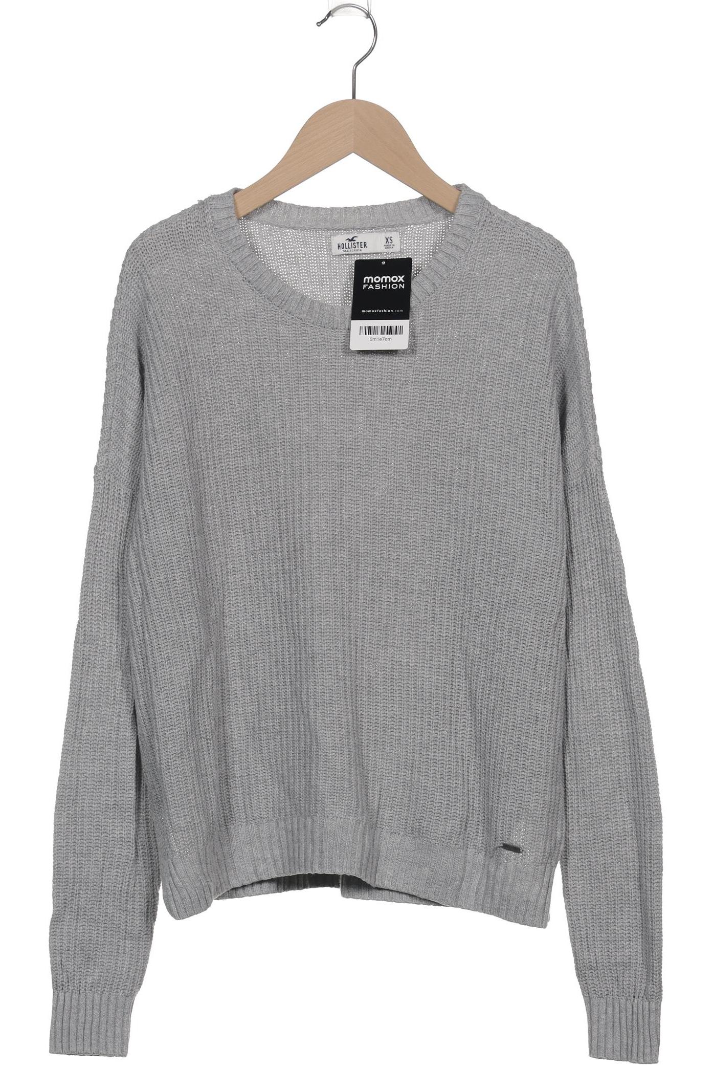 

Hollister Damen Pullover, grau, Gr. 34