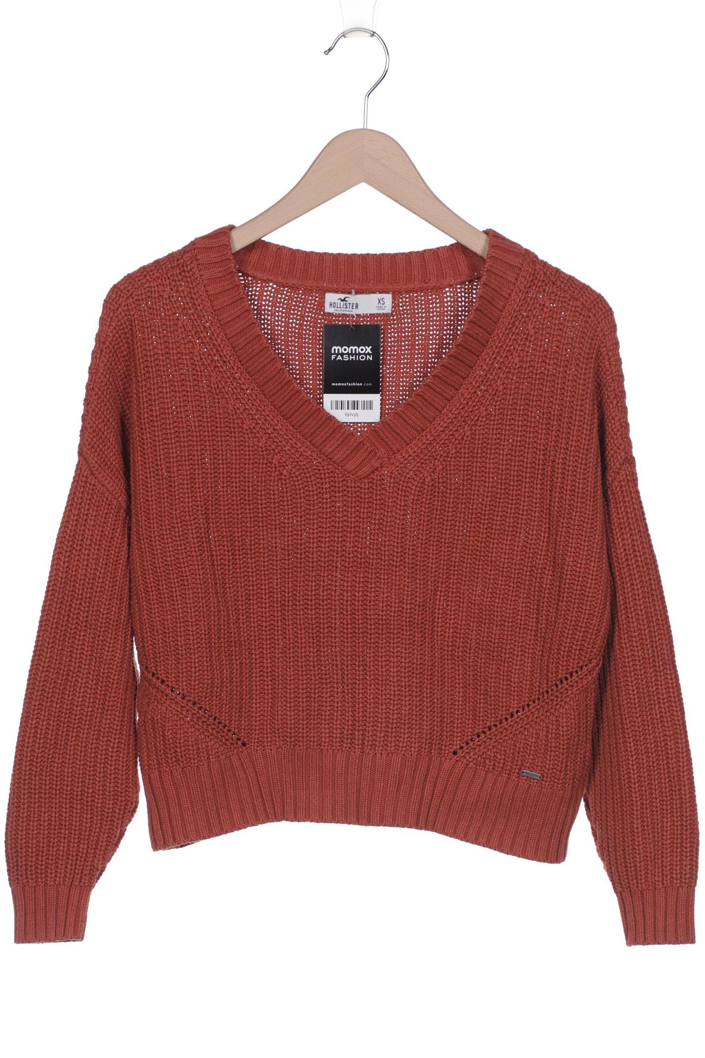 

Hollister Damen Pullover, orange, Gr. 34