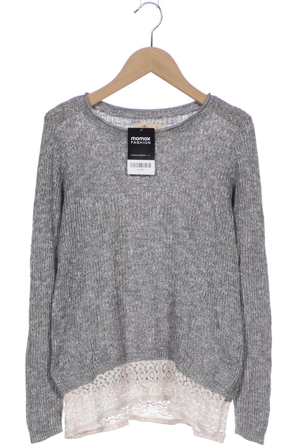 

Hollister Damen Pullover, grau, Gr. 34