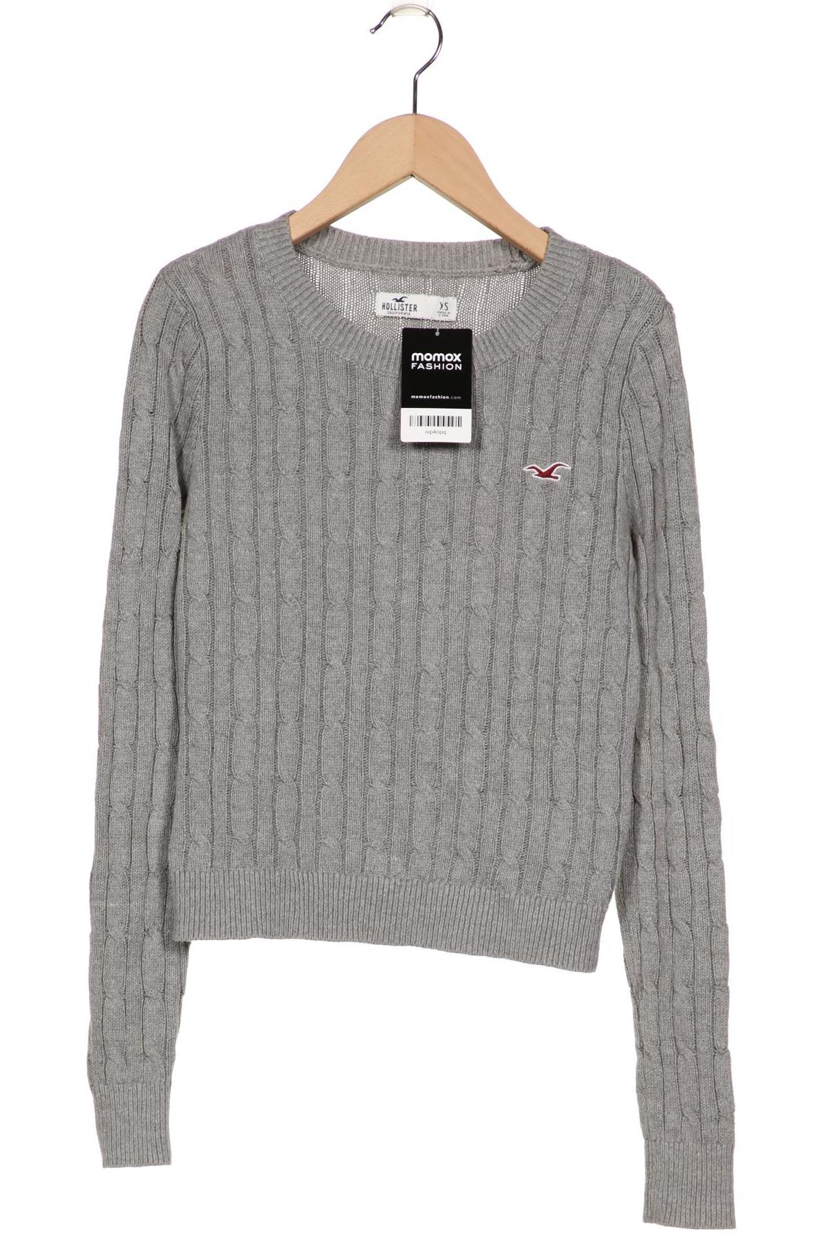 

Hollister Damen Pullover, grau