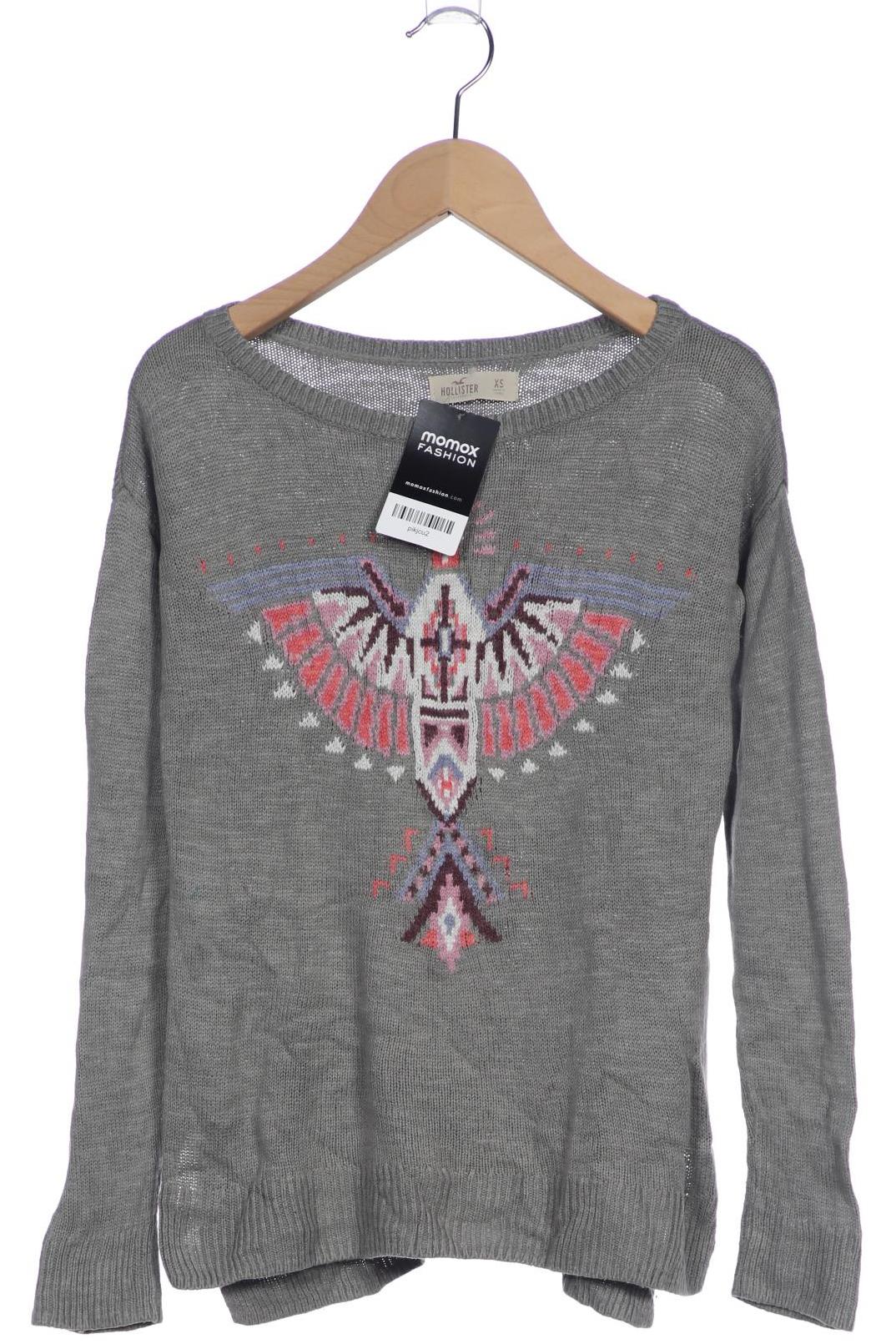 

Hollister Damen Pullover, grau, Gr. 34
