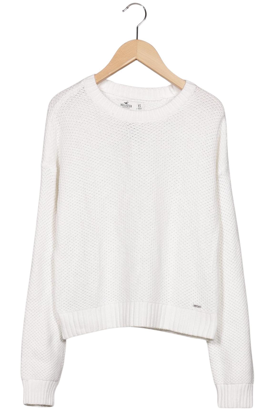 

Hollister Damen Pullover, weiß, Gr. 34