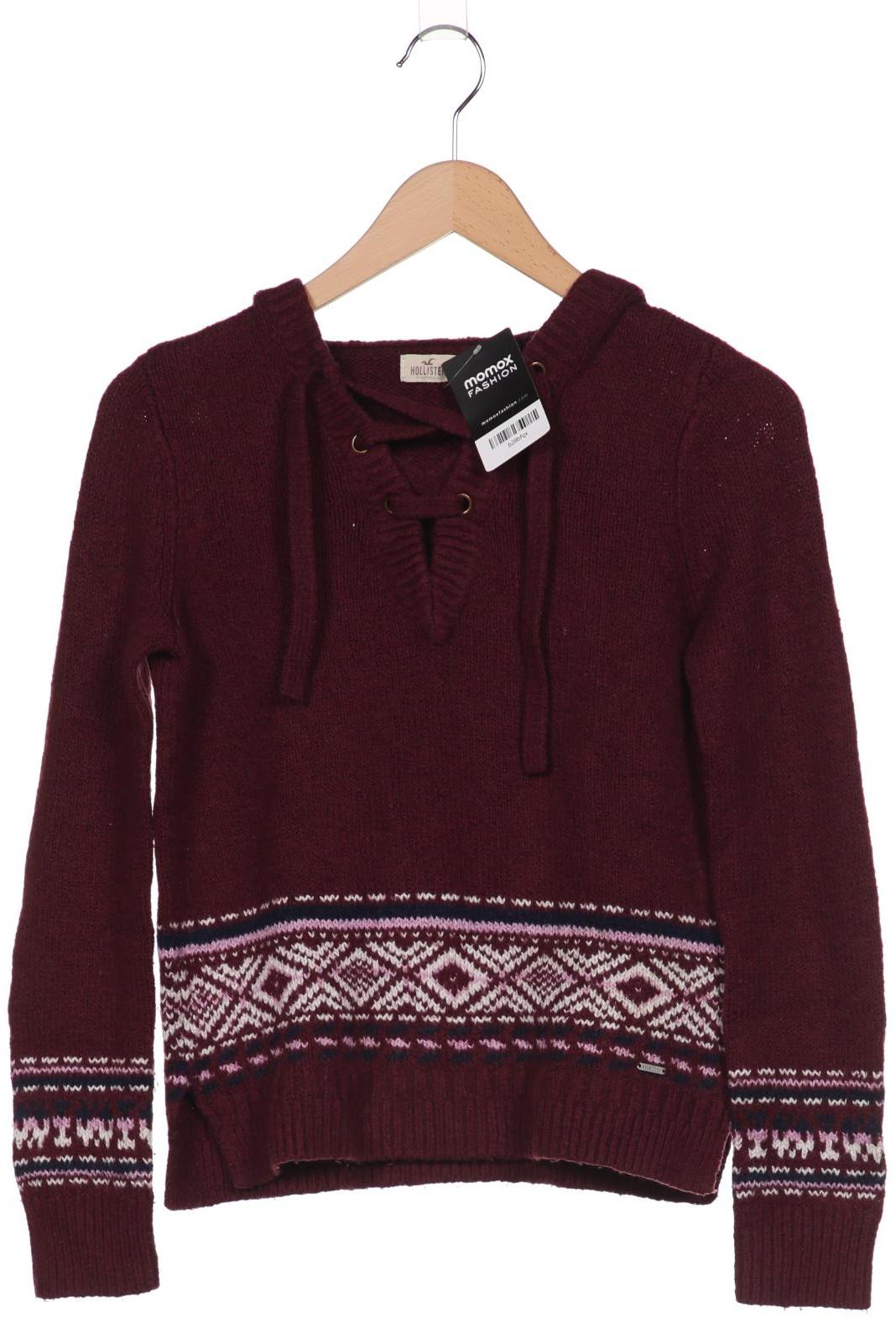 

Hollister Damen Pullover, bordeaux, Gr. 34