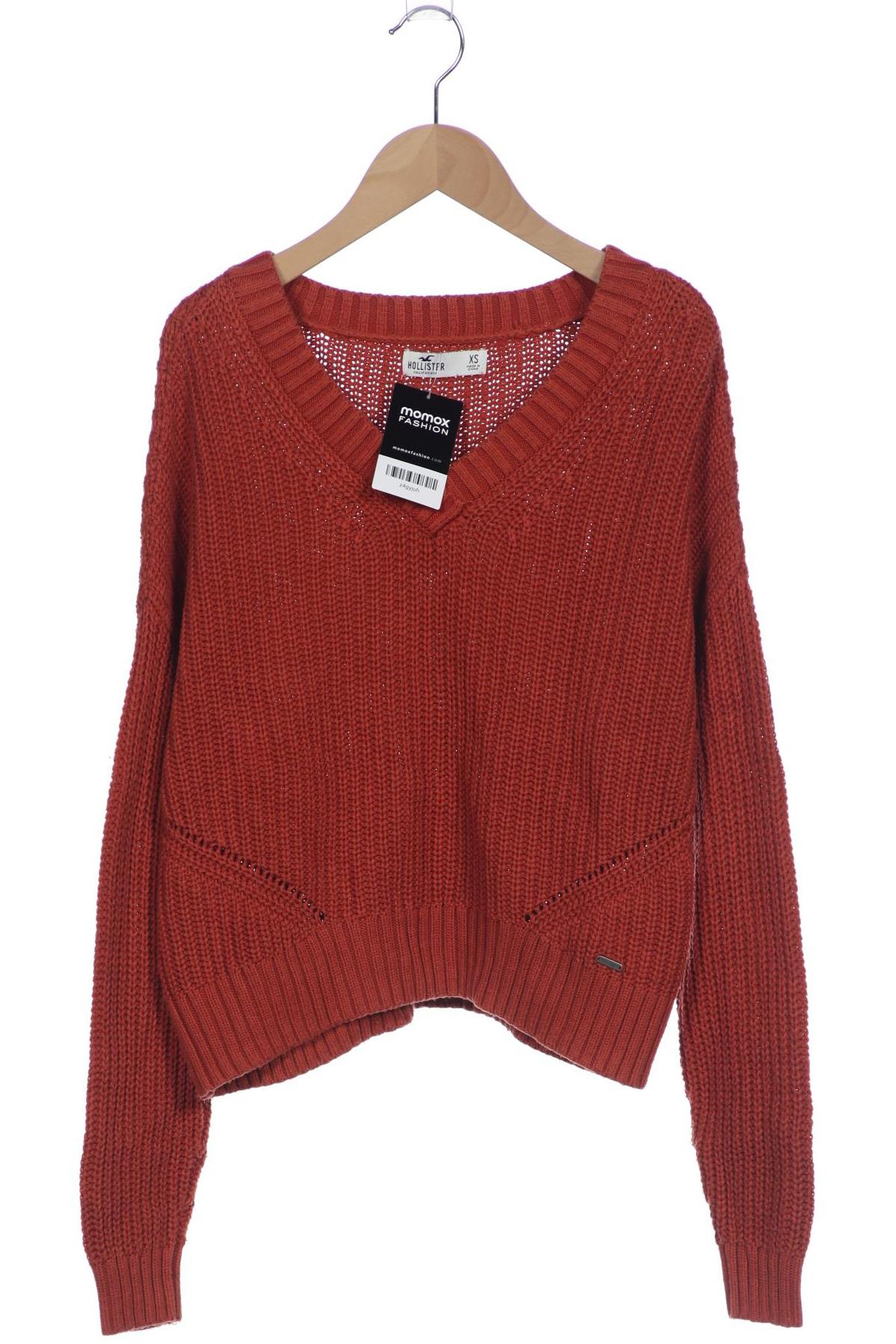 

Hollister Damen Pullover, orange, Gr. 34