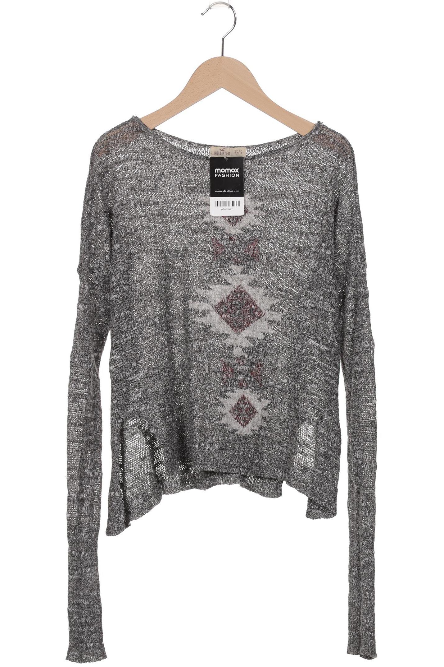 

Hollister Damen Pullover, grau, Gr. 34