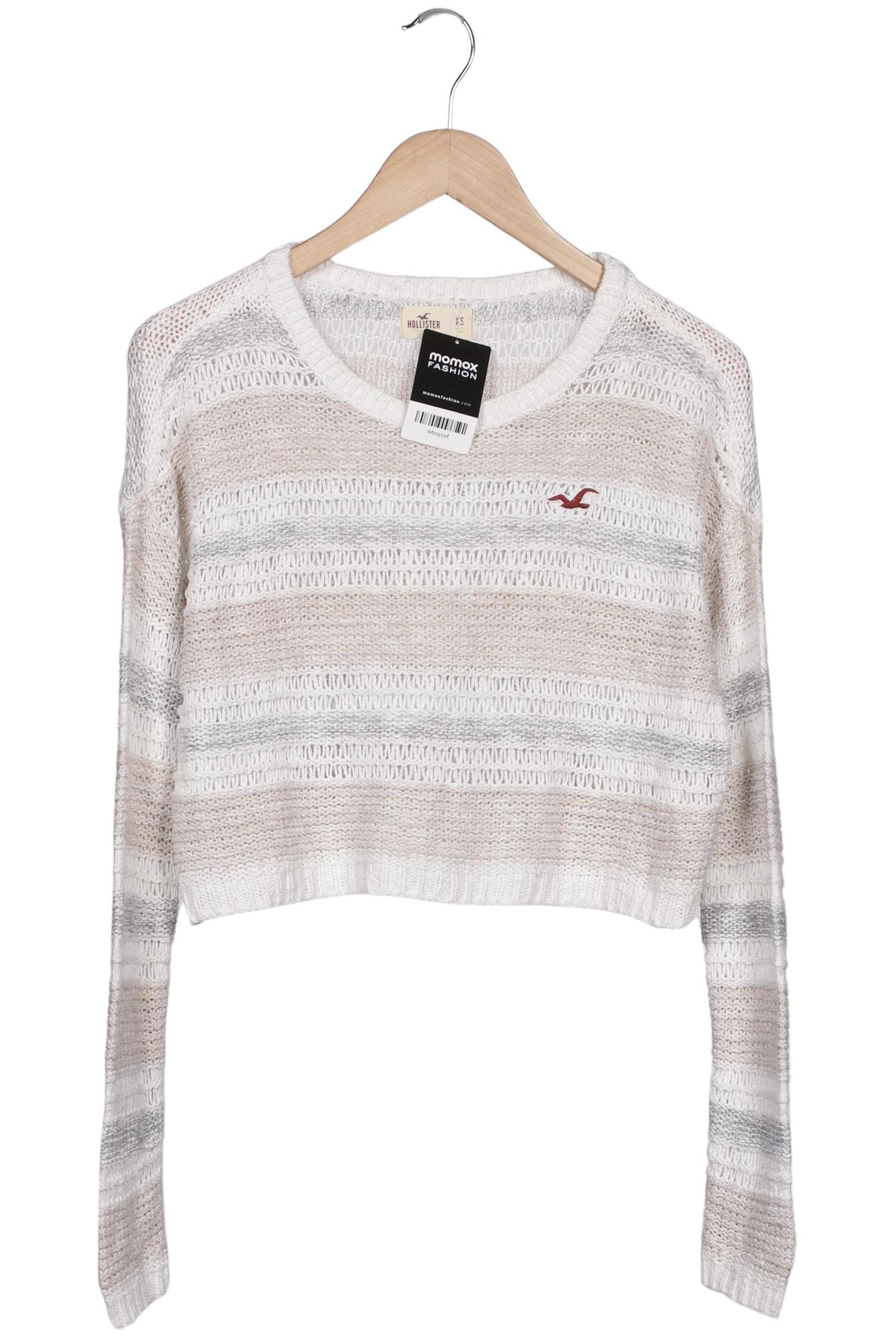 

Hollister Damen Pullover, cremeweiß, Gr. 34