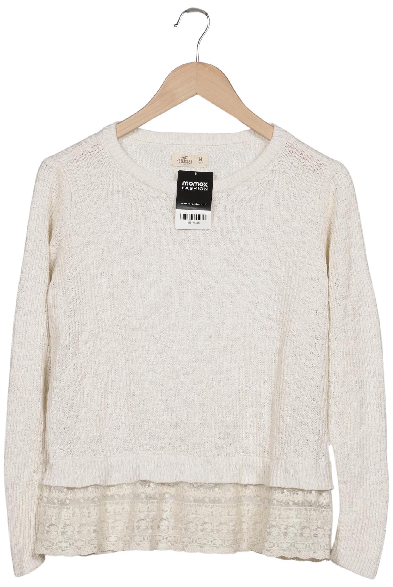 

Hollister Damen Pullover, cremeweiß, Gr. 38