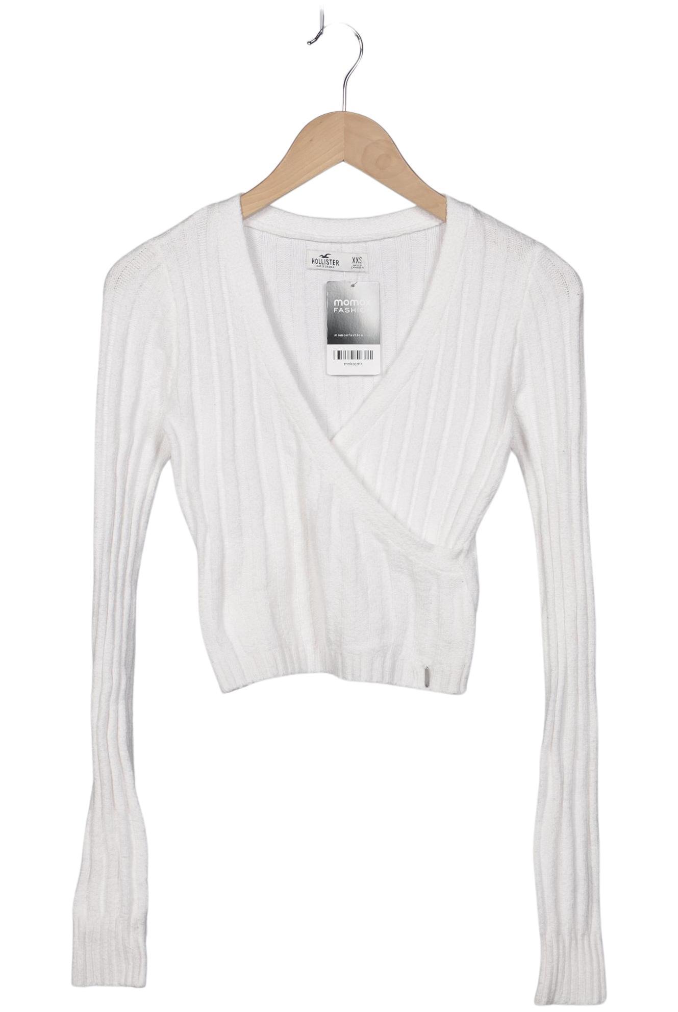 

Hollister Damen Pullover, weiß, Gr. 32