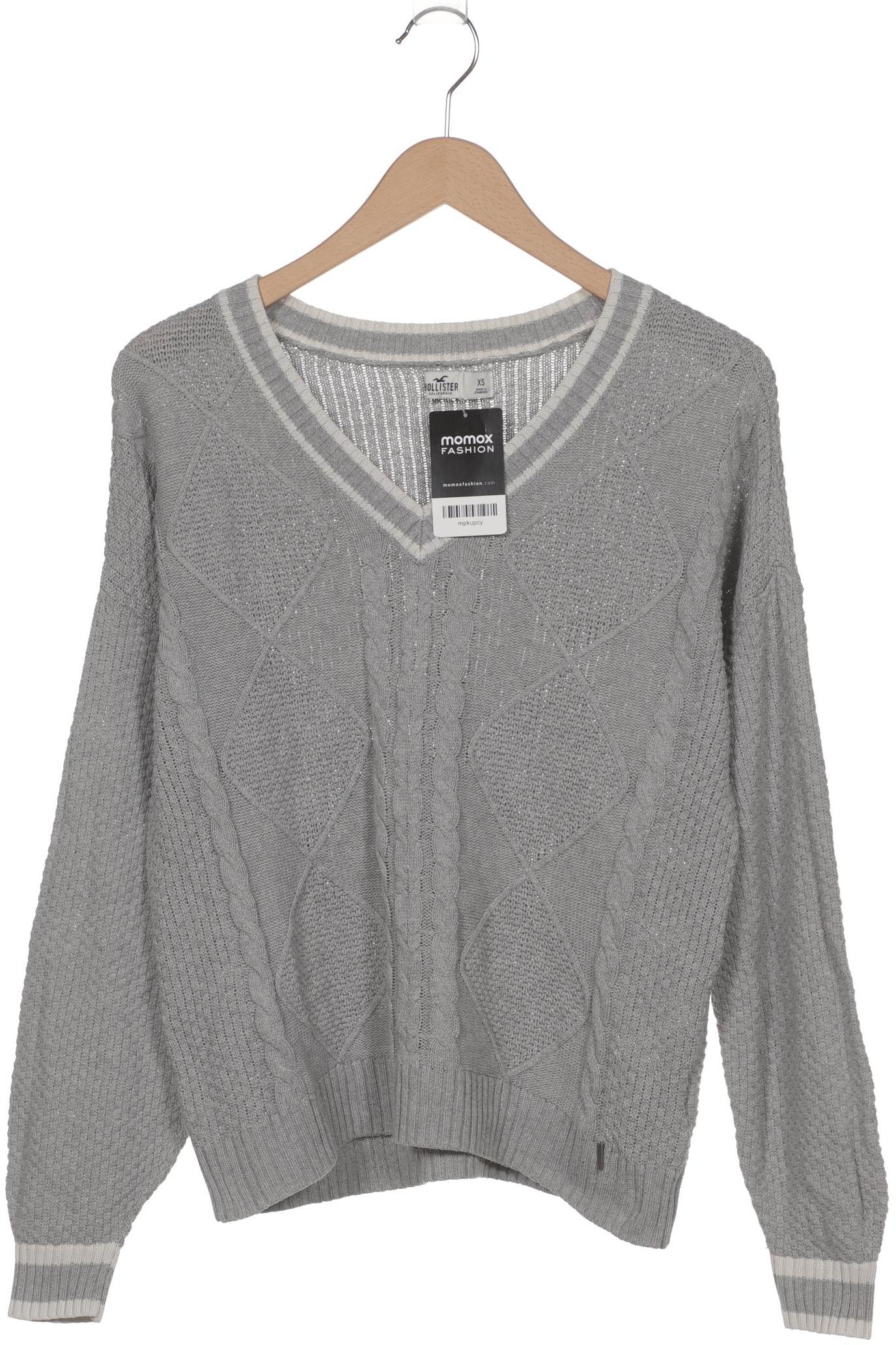 

Hollister Damen Pullover, grau, Gr. 34