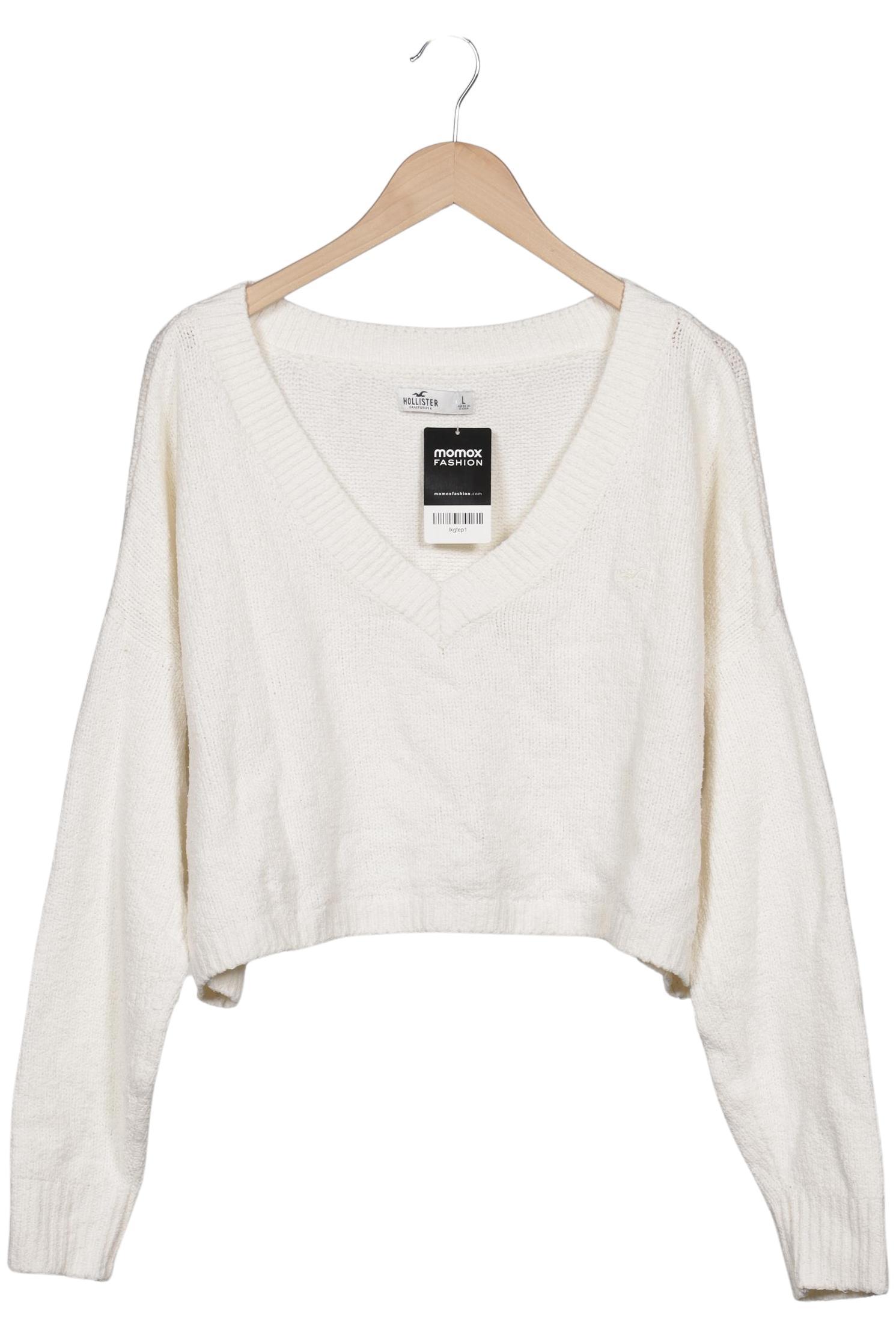 

Hollister Damen Pullover, cremeweiß, Gr. 42