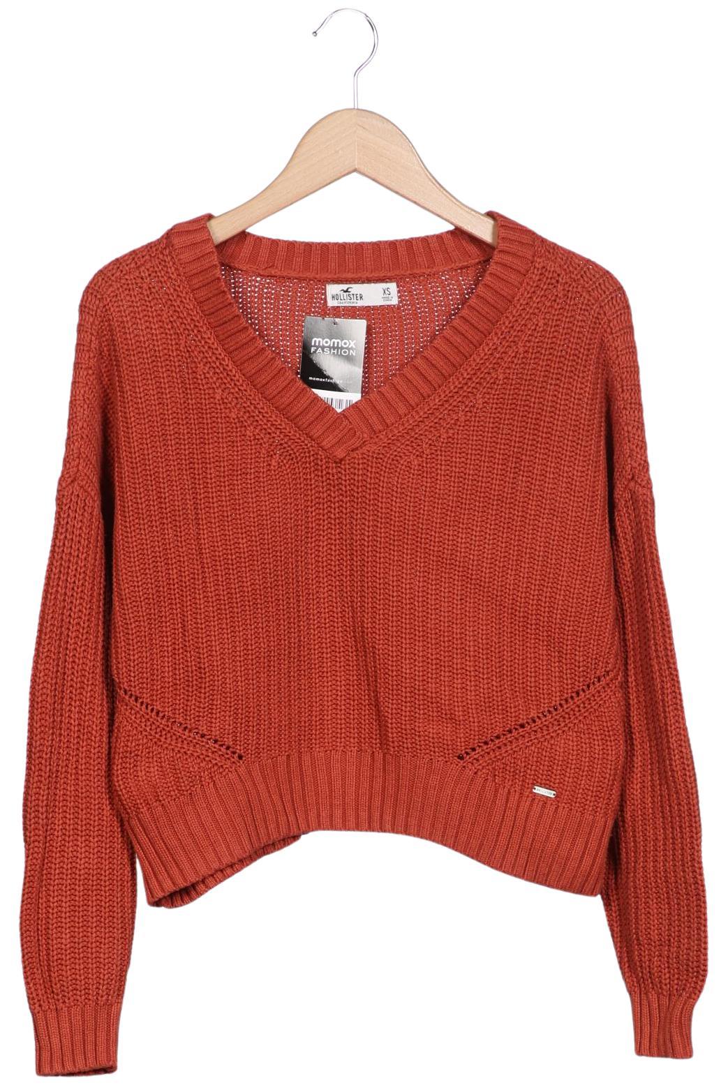 

Hollister Damen Pullover, orange, Gr. 34