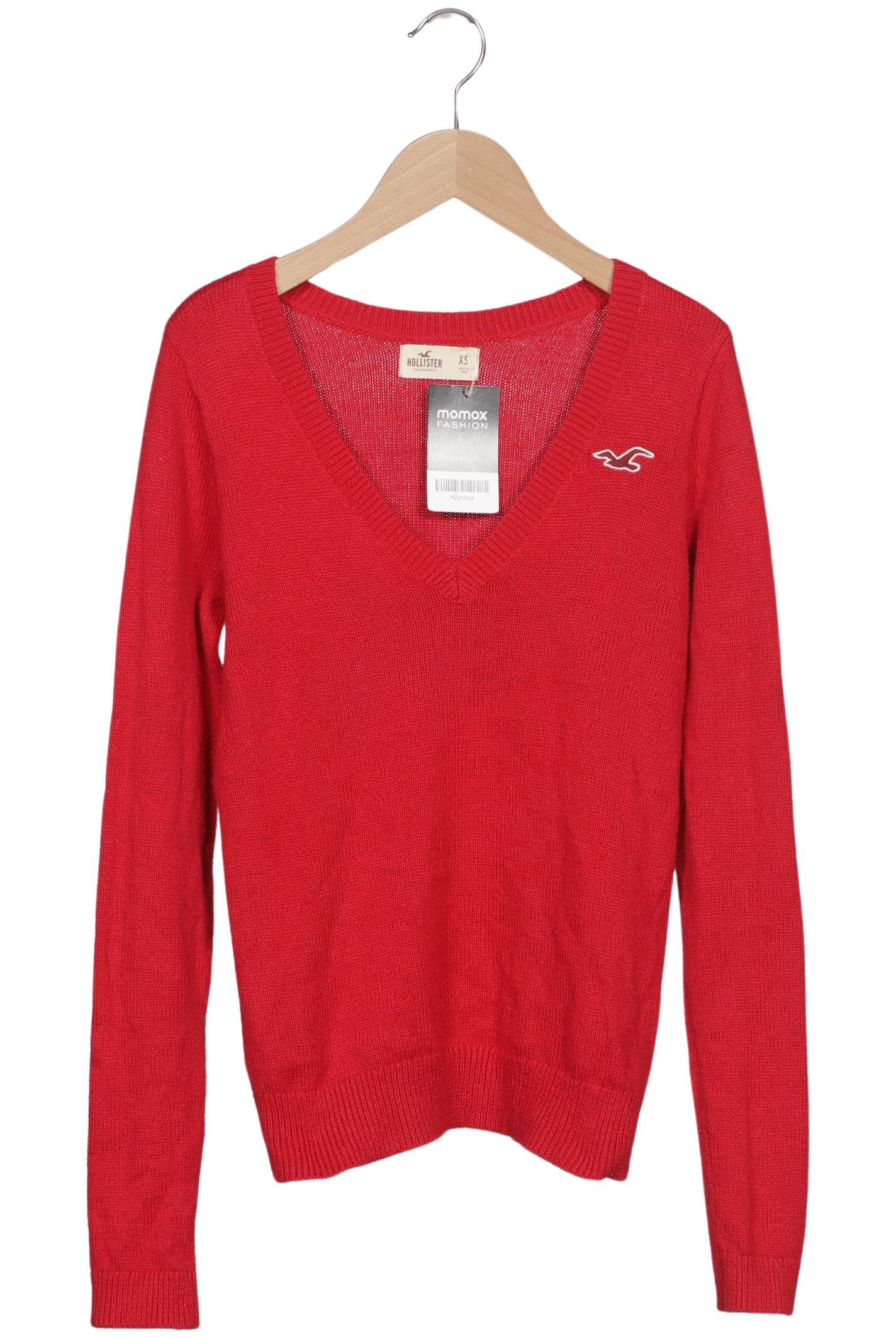 

Hollister Damen Pullover, rot, Gr. 34