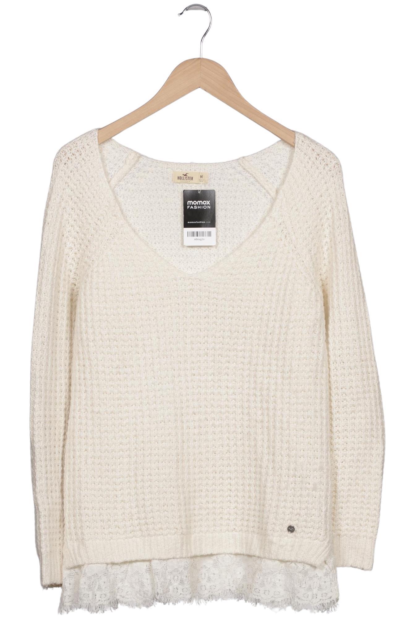 

Hollister Damen Pullover, cremeweiß, Gr. 38