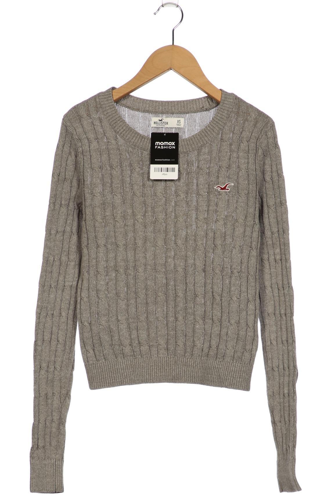 

Hollister Damen Pullover, grau, Gr. 34