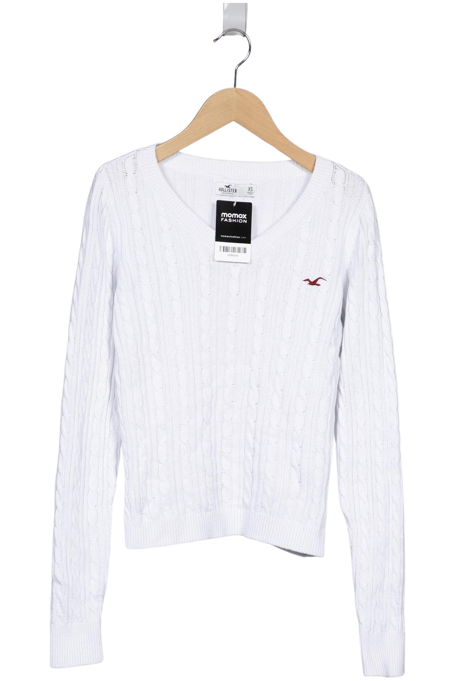 

Hollister Damen Pullover, weiß, Gr. 34