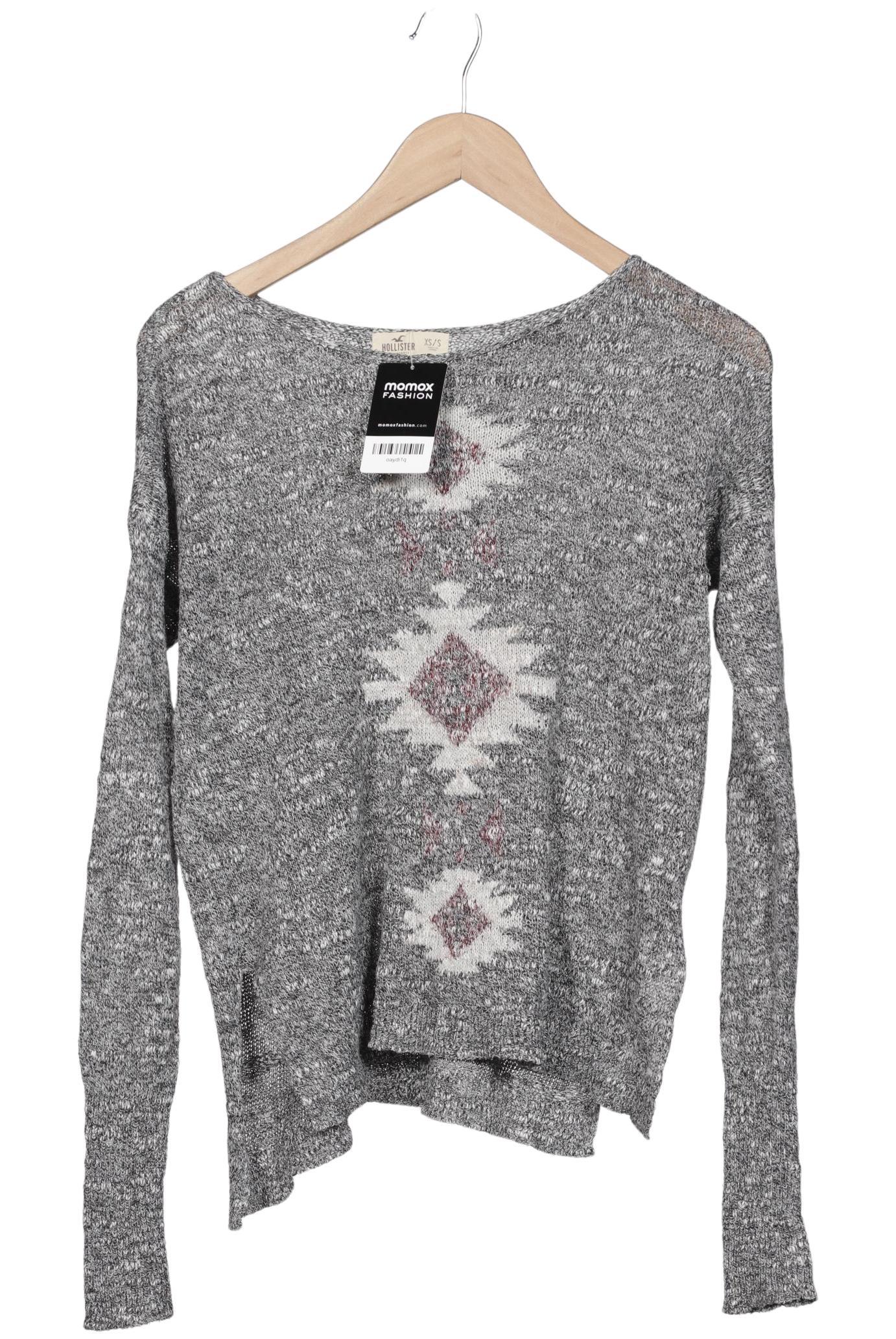 

Hollister Damen Pullover, grau, Gr. 34