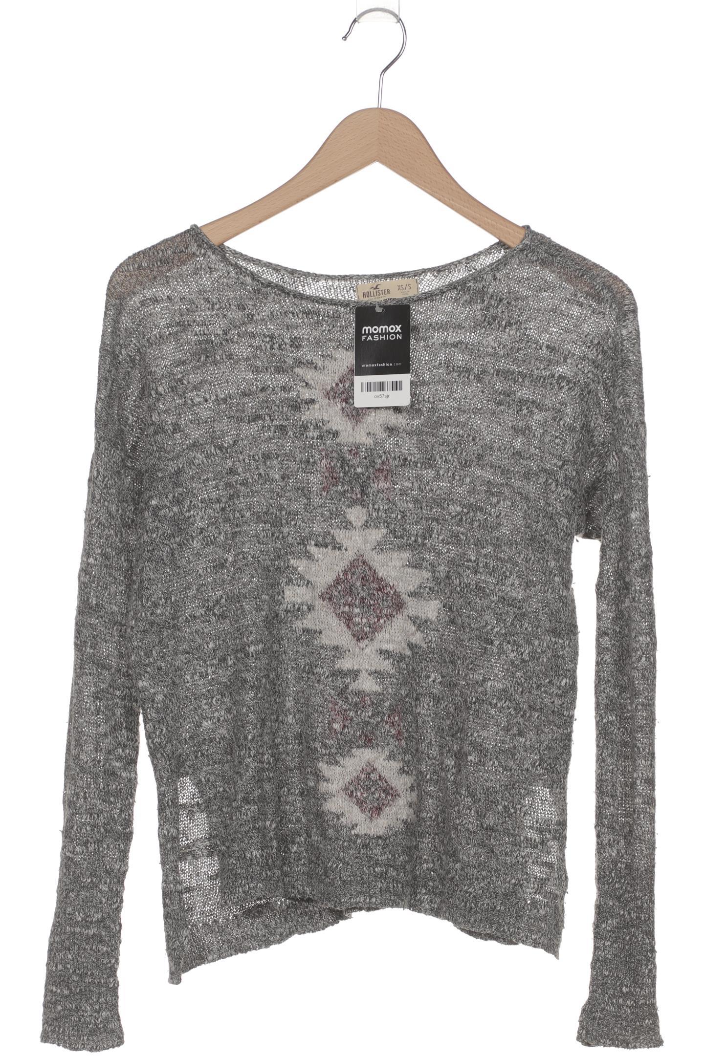 

Hollister Damen Pullover, grau, Gr. 34