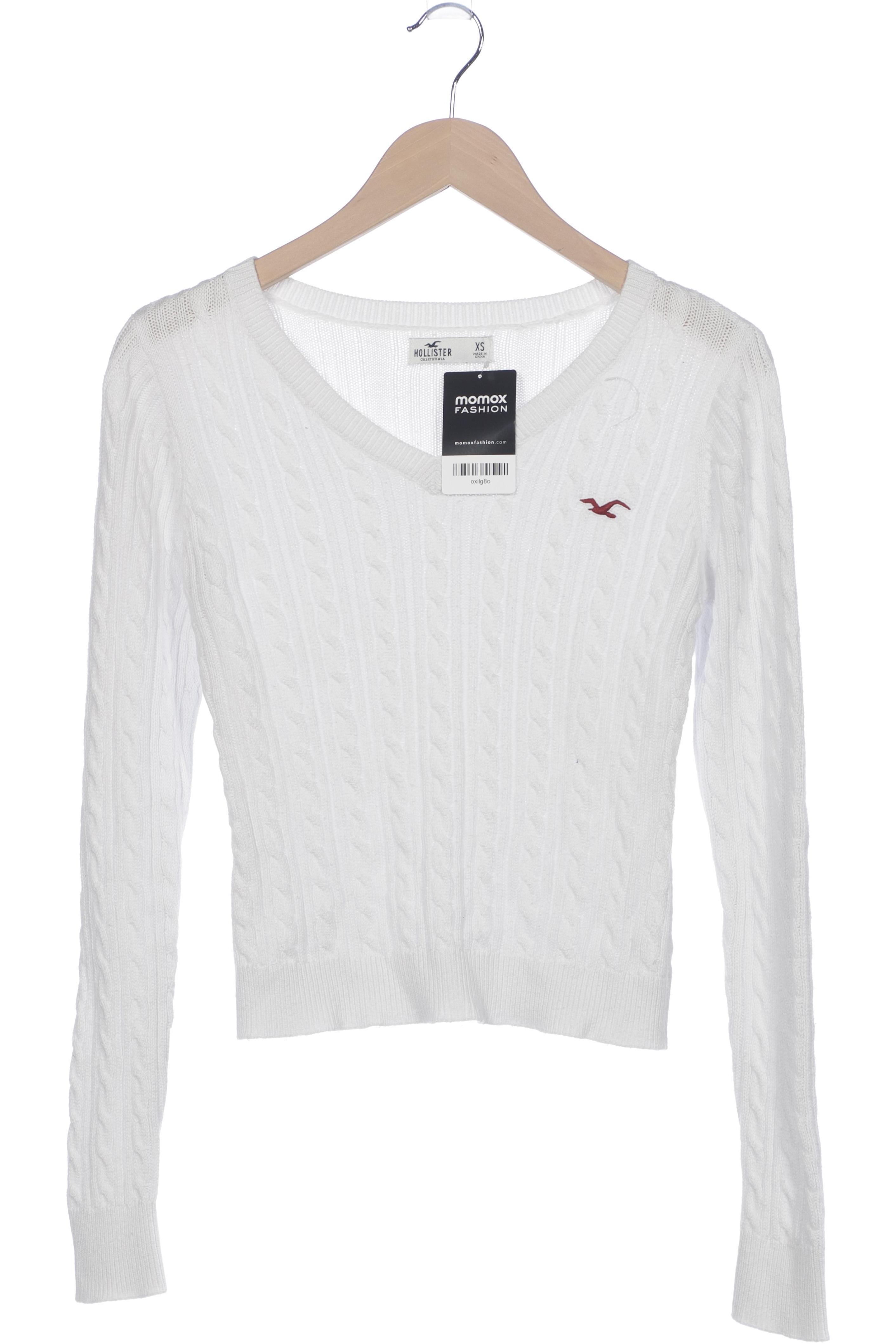 

Hollister Damen Pullover, weiß, Gr. 34