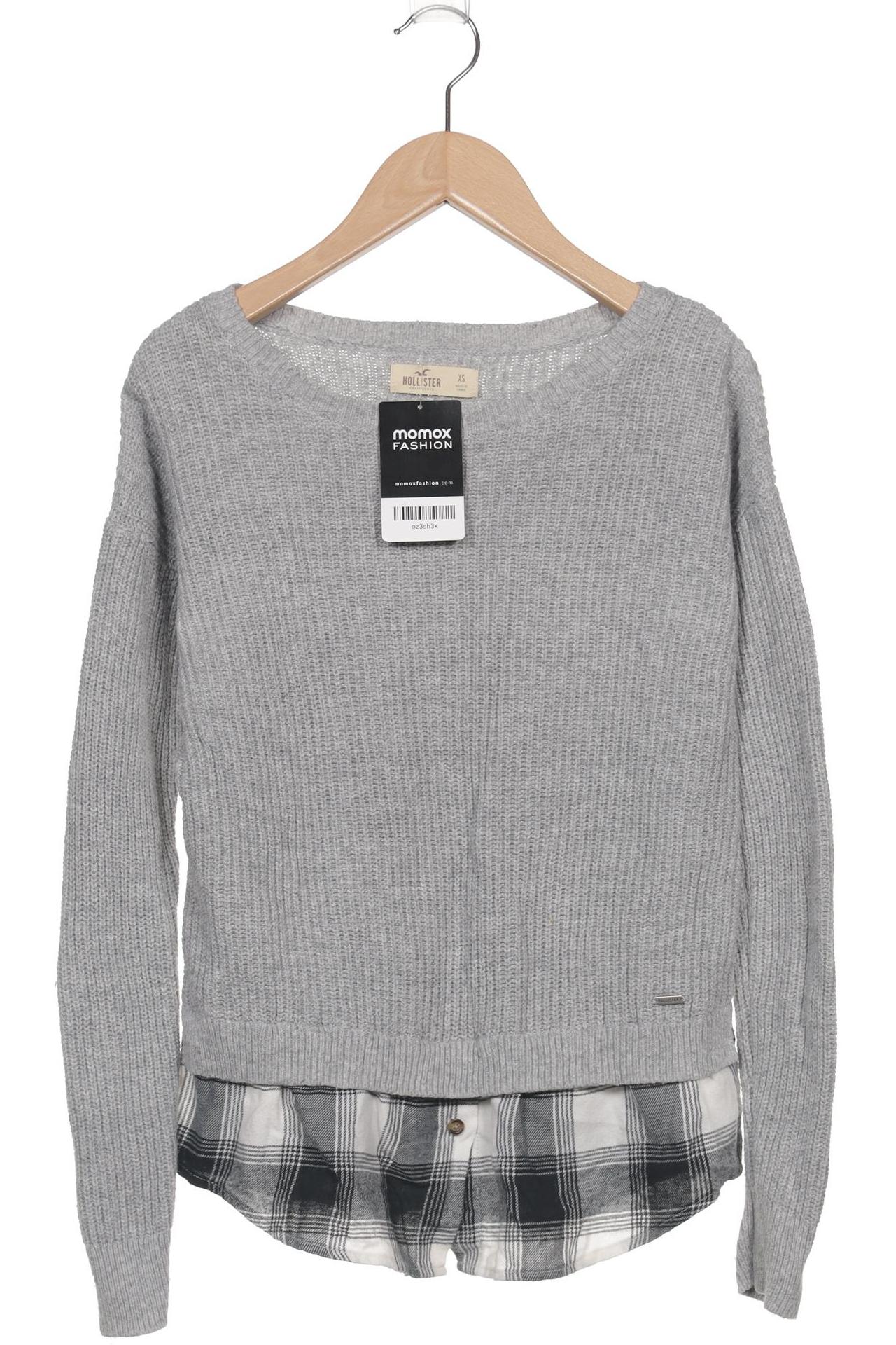 

Hollister Damen Pullover, grau, Gr. 34