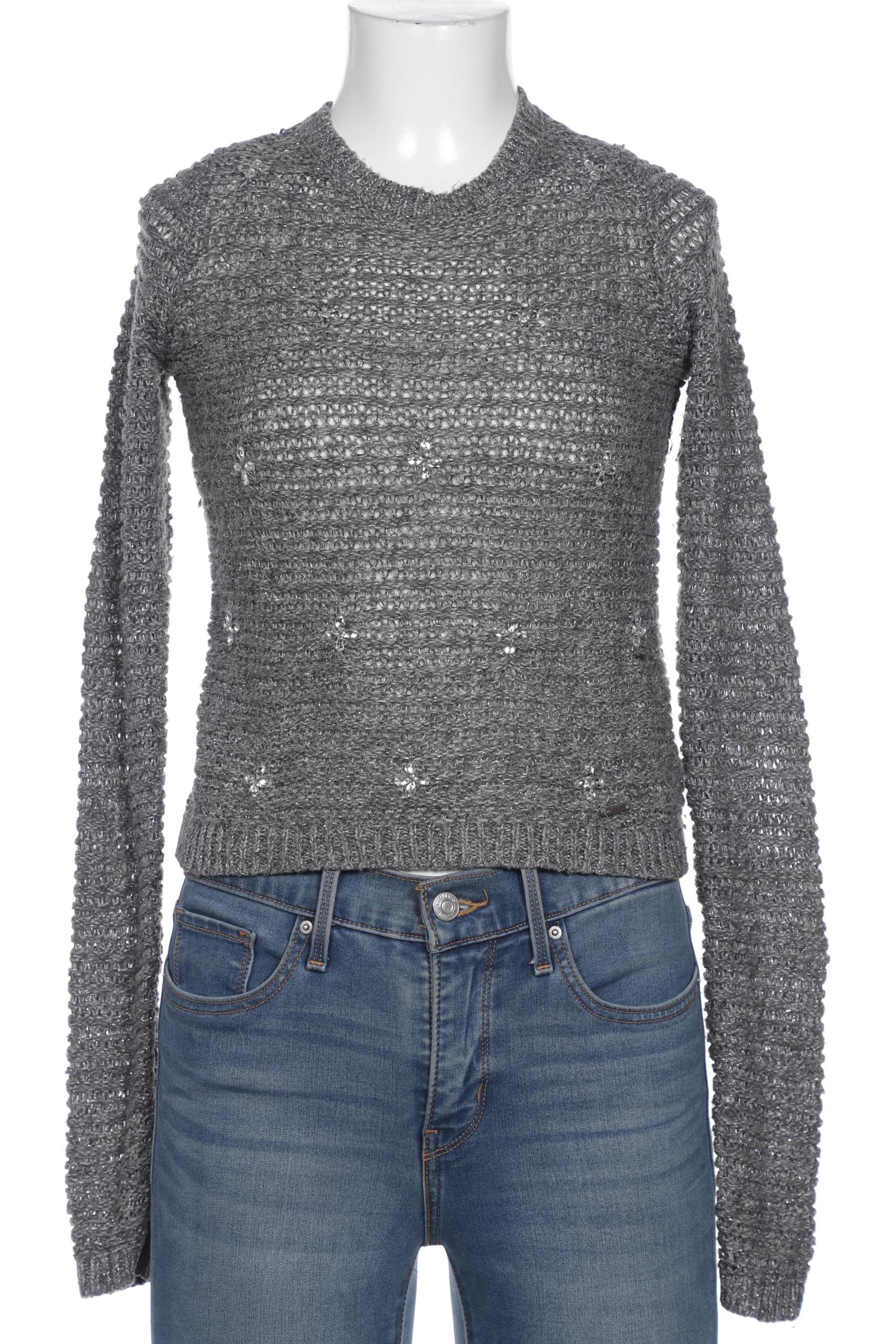 

Hollister Damen Pullover, grau