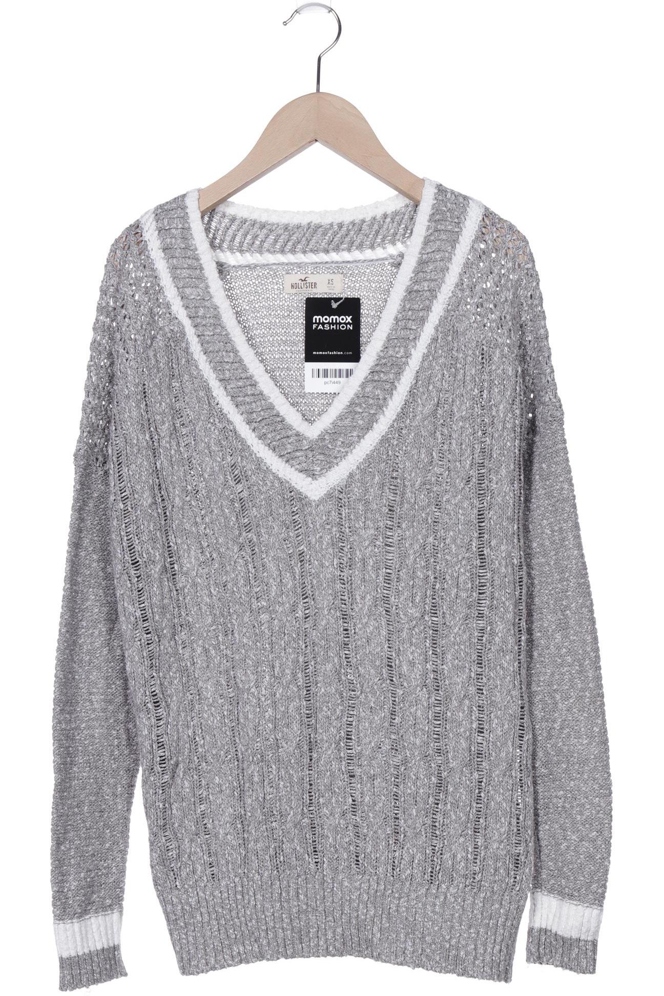

Hollister Damen Pullover, grau, Gr. 34