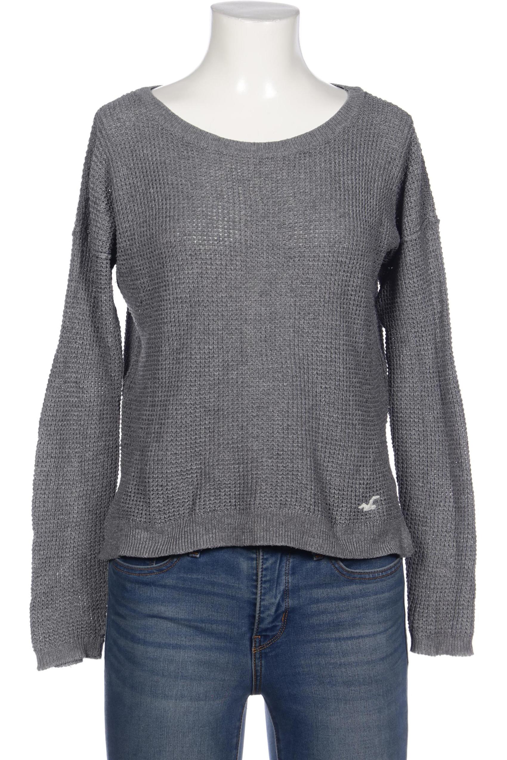 

Hollister Damen Pullover, grau, Gr. 34