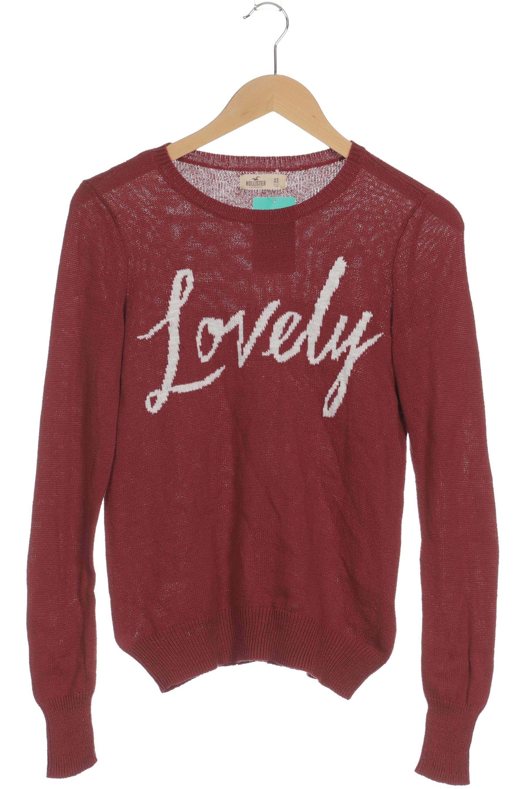 

Hollister Damen Pullover, rot, Gr. 34