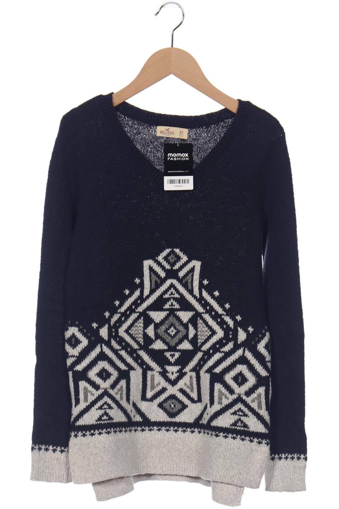 

Hollister Damen Pullover, marineblau, Gr. 34