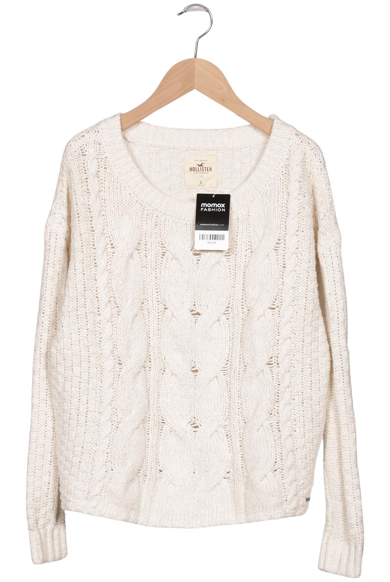 

Hollister Damen Pullover, cremeweiß, Gr. 36