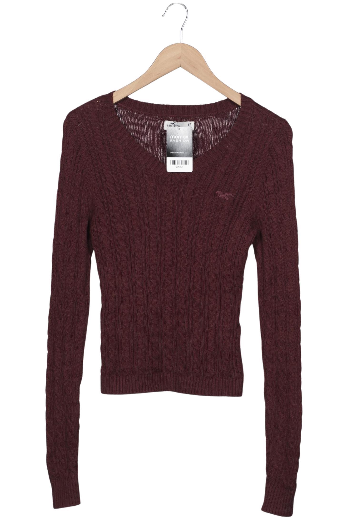

Hollister Damen Pullover, bordeaux, Gr. 34