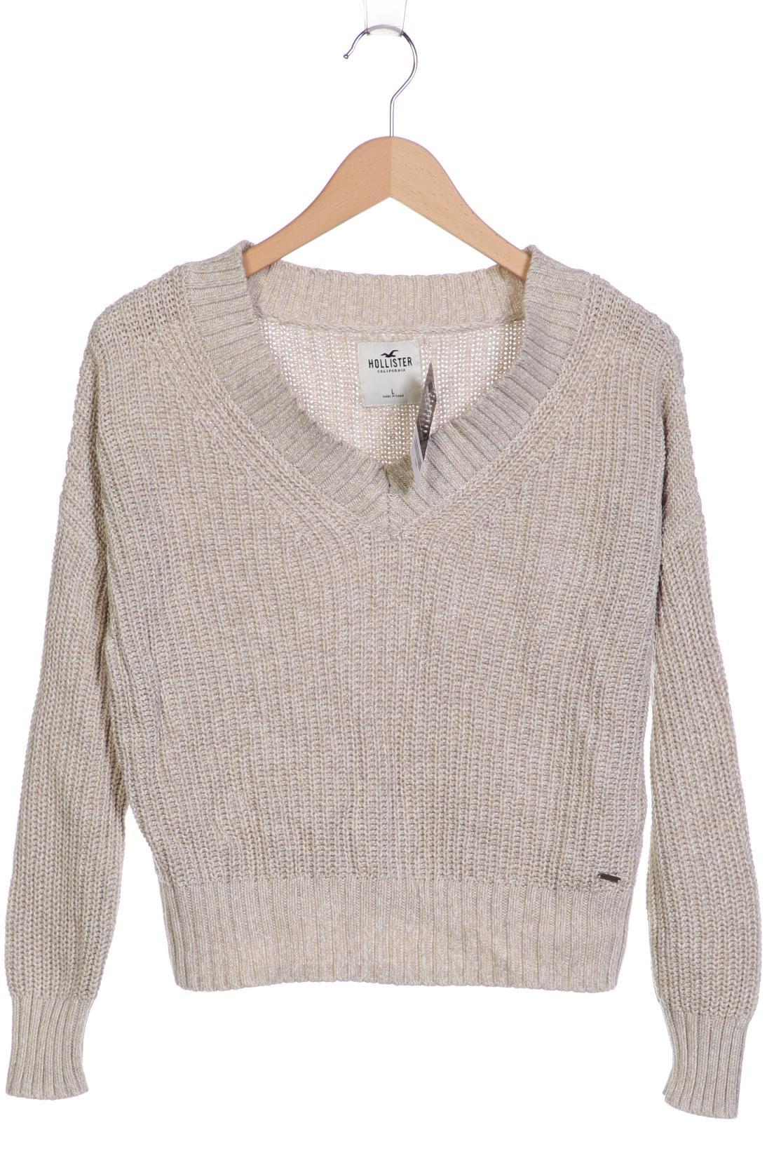 

Hollister Damen Pullover, beige, Gr. 42