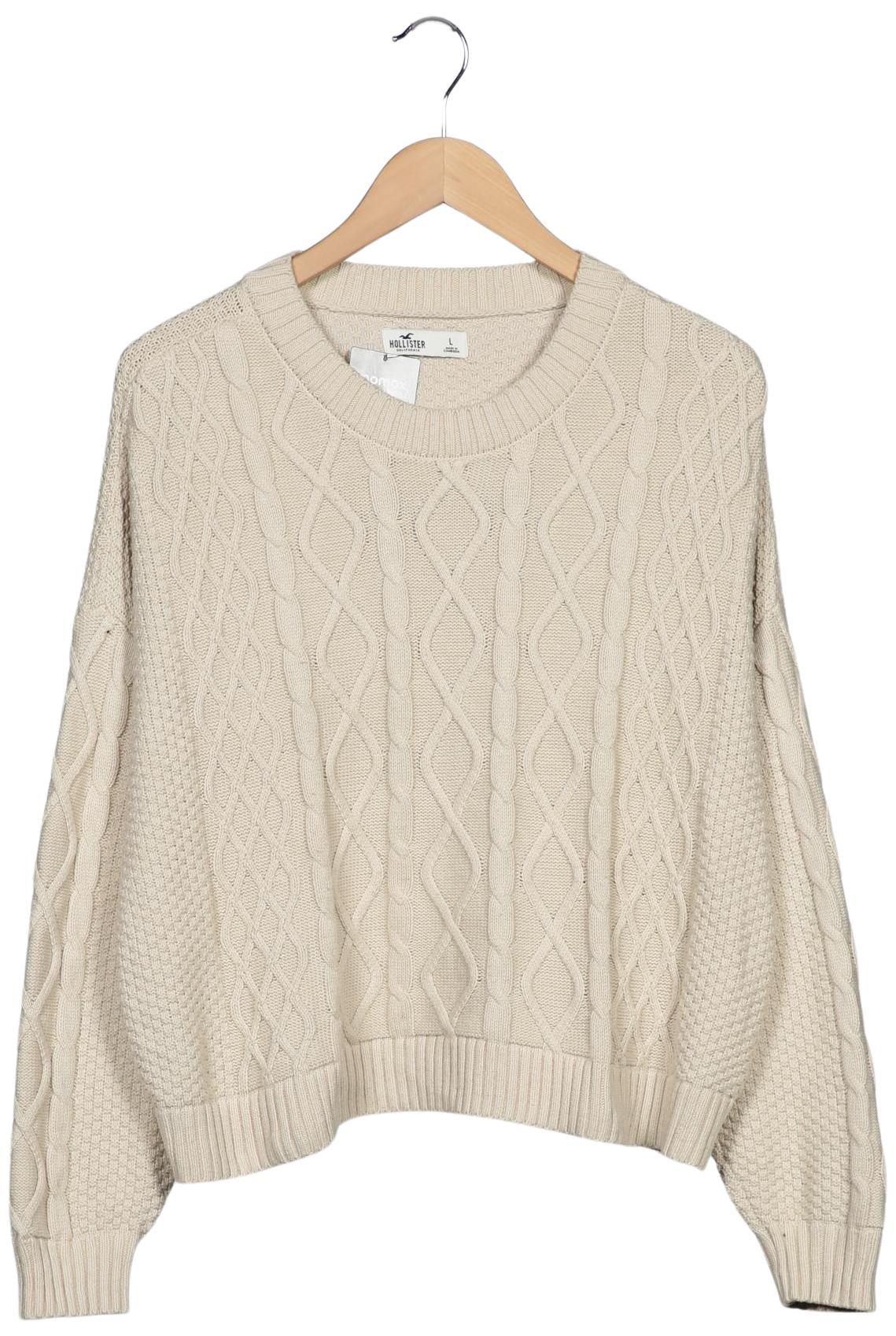 

Hollister Damen Pullover, beige, Gr. 42
