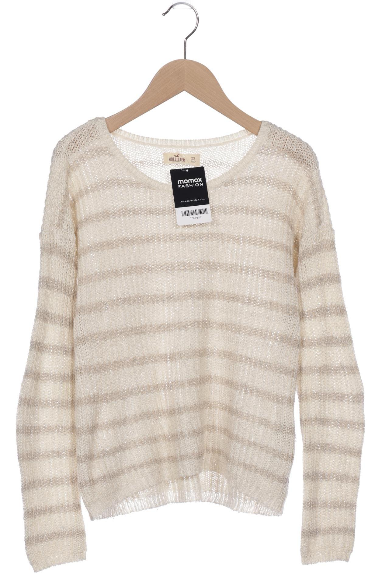 

Hollister Damen Pullover, cremeweiß, Gr. 34