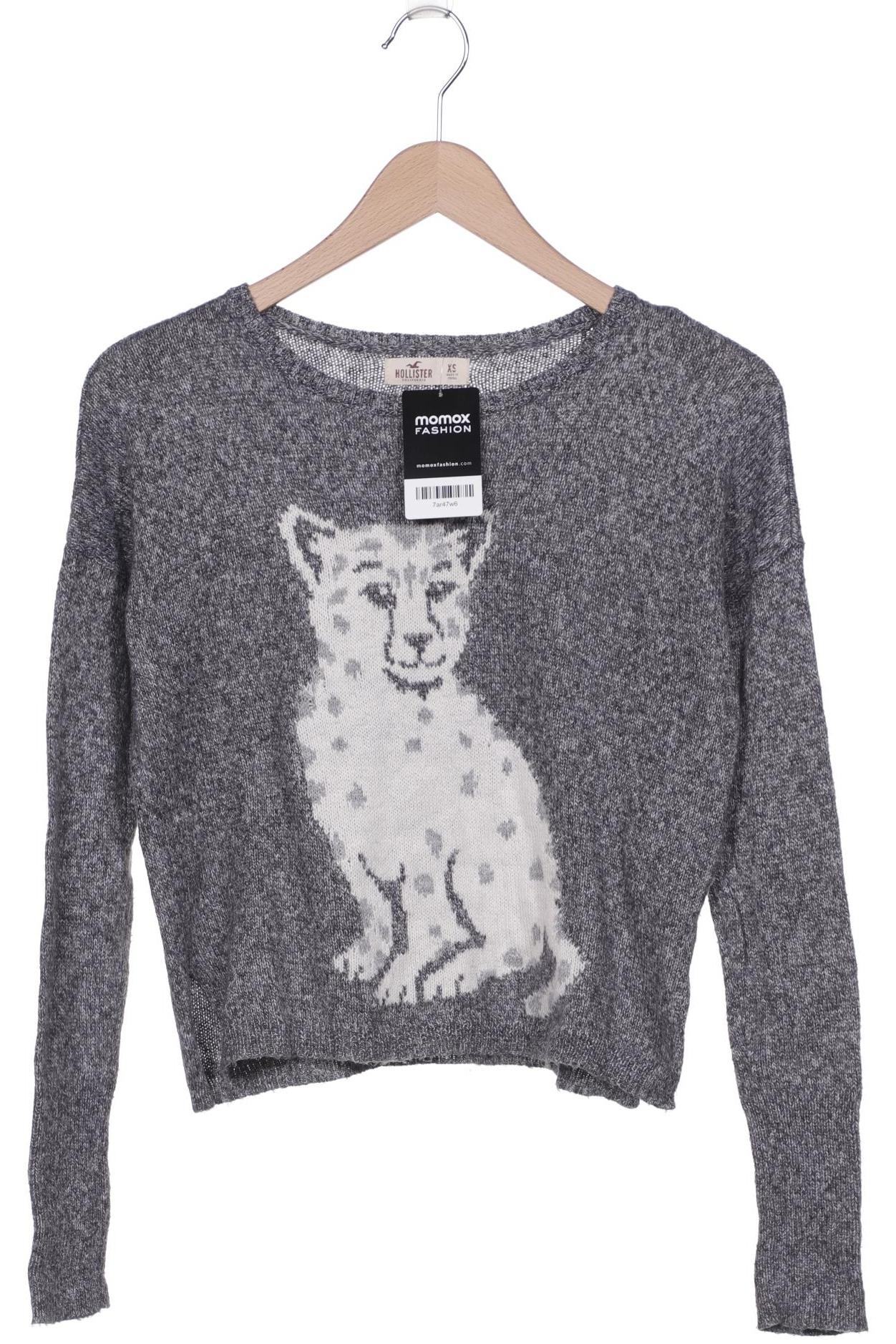 

Hollister Damen Pullover, grau, Gr. 34